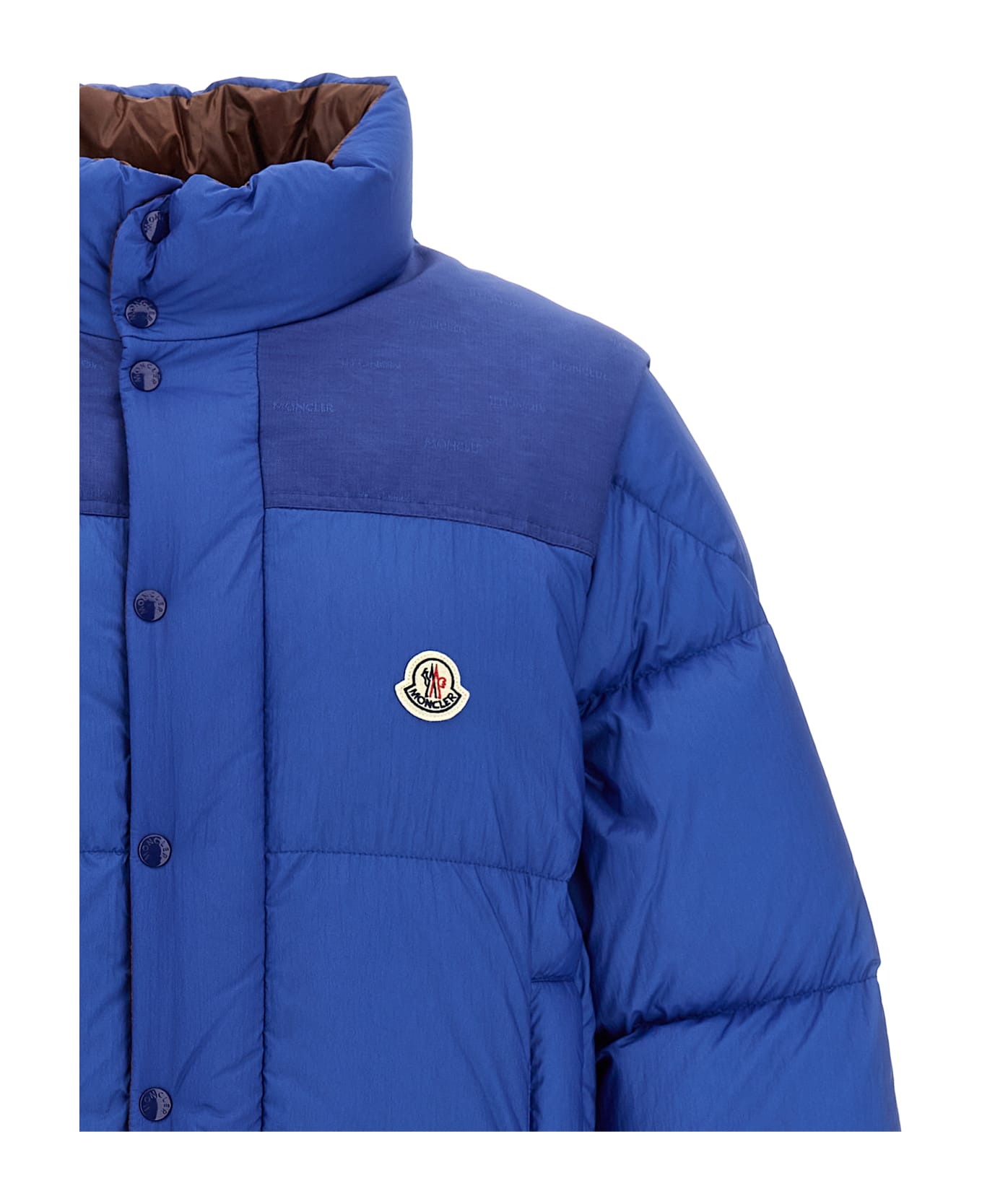 Moncler 'moncler Verone 1' Reversible Down Jacket - Blue