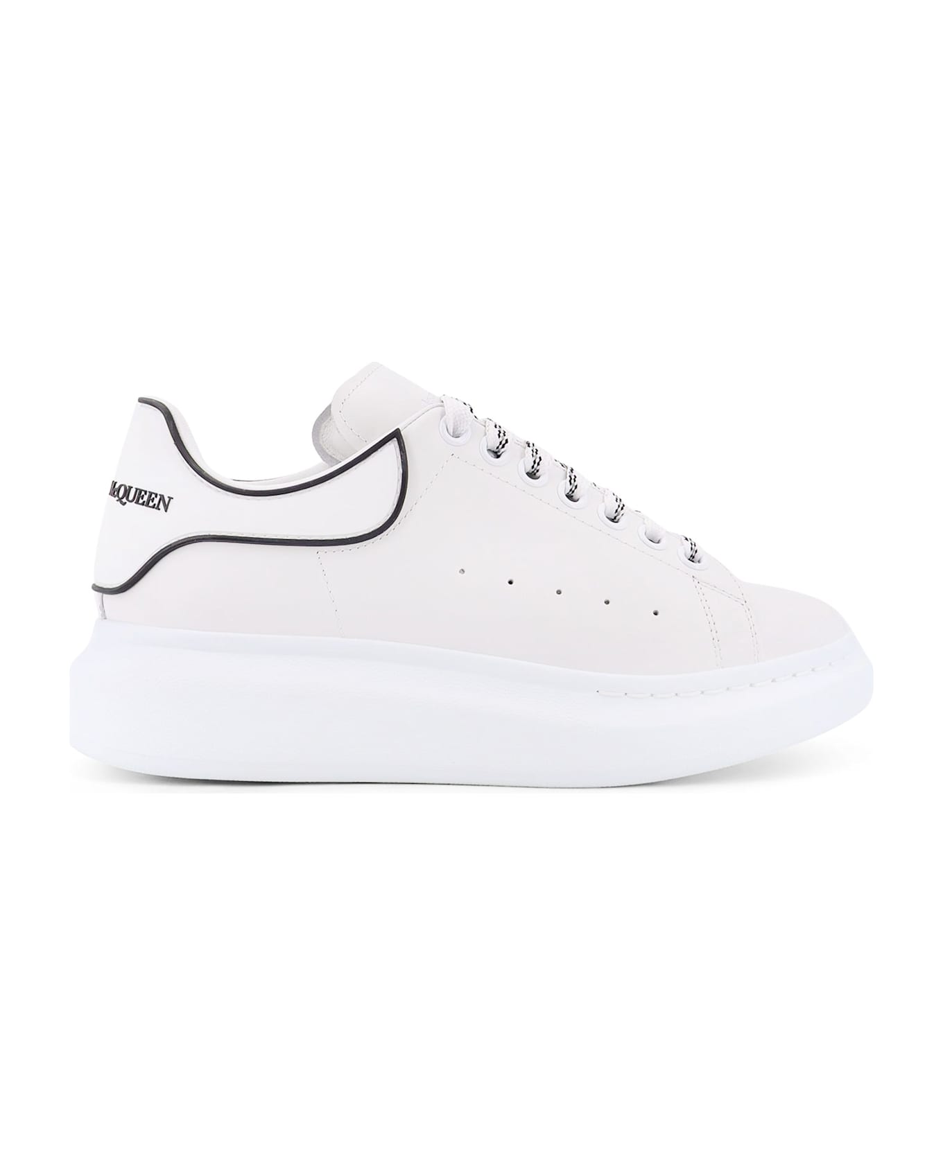 Alexander McQueen Oversize Leather Low-top Sneakers - White