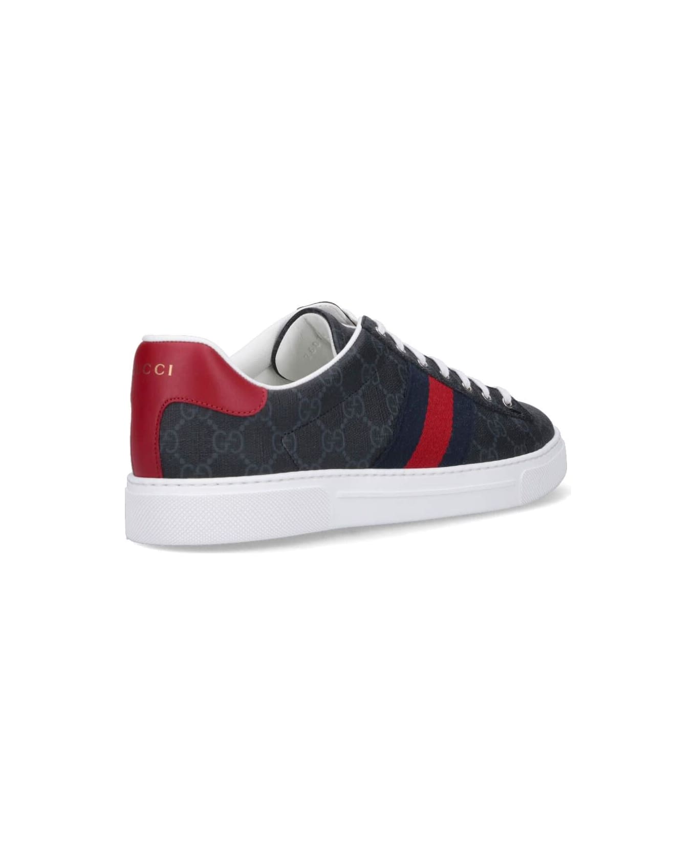 Gucci 
ace
 Low-top Sneakers - Black/brb/hi.red