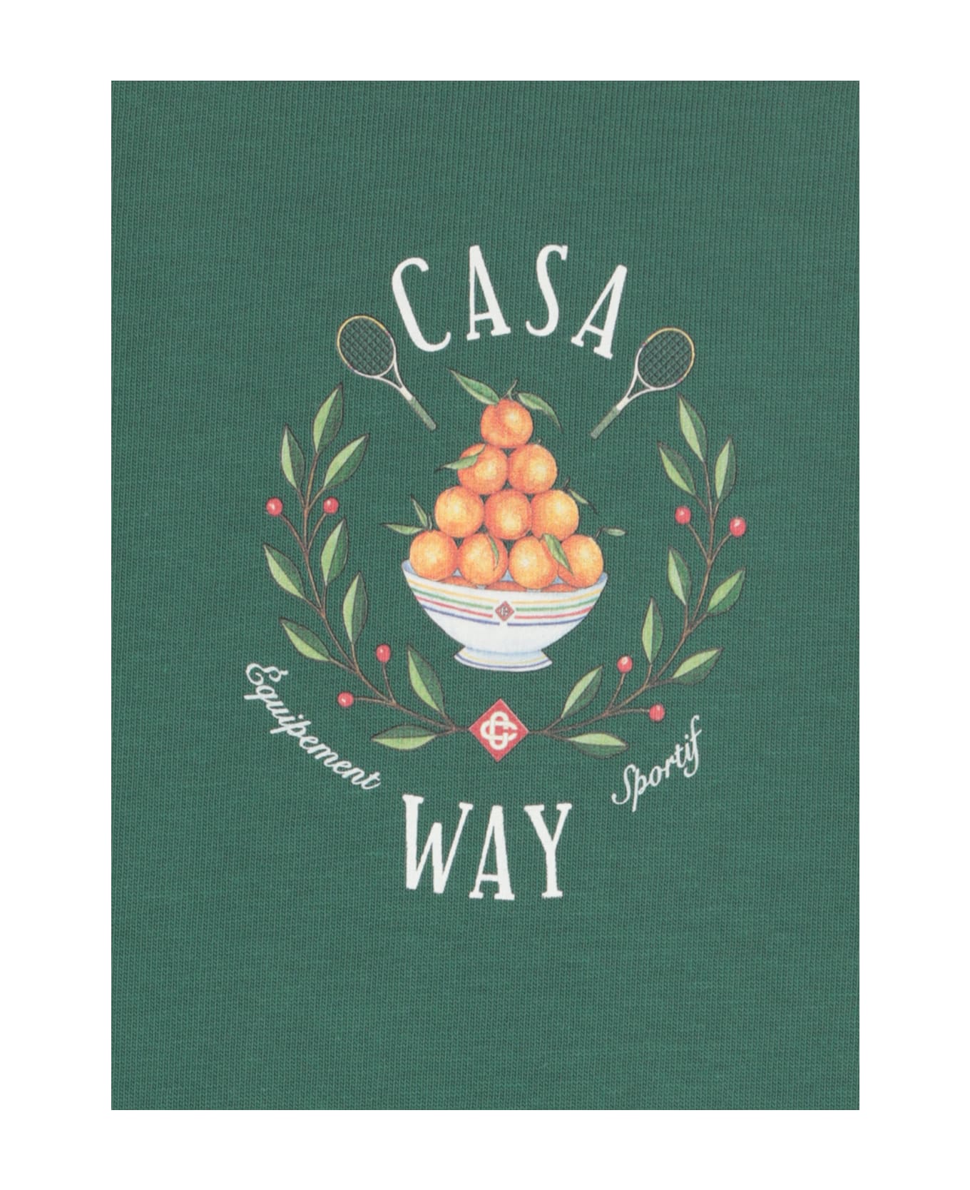Casablanca Casa Way Printed T-shirt - Green シャツ