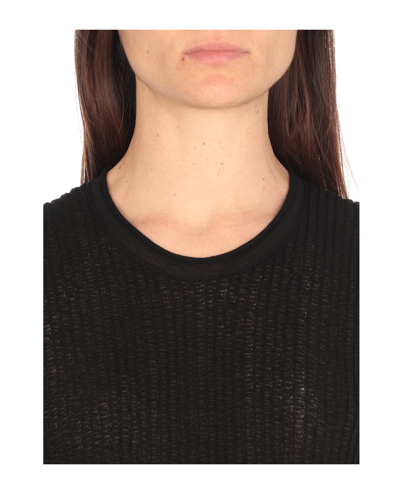 Uma Wang Silk And Cotton Top - Black