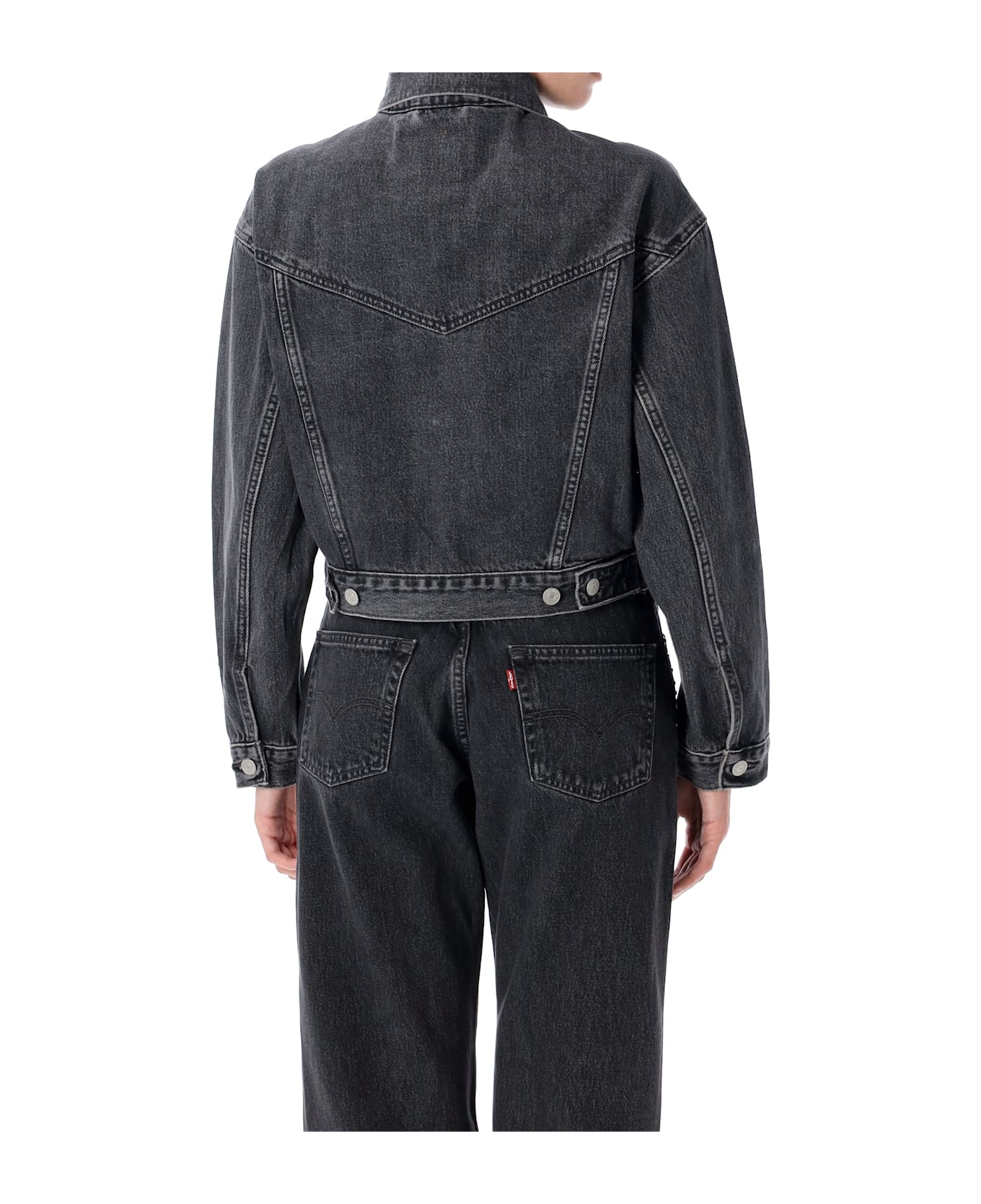 Levi's Shrunken '90s Trucker Denim Jacket - BLACK