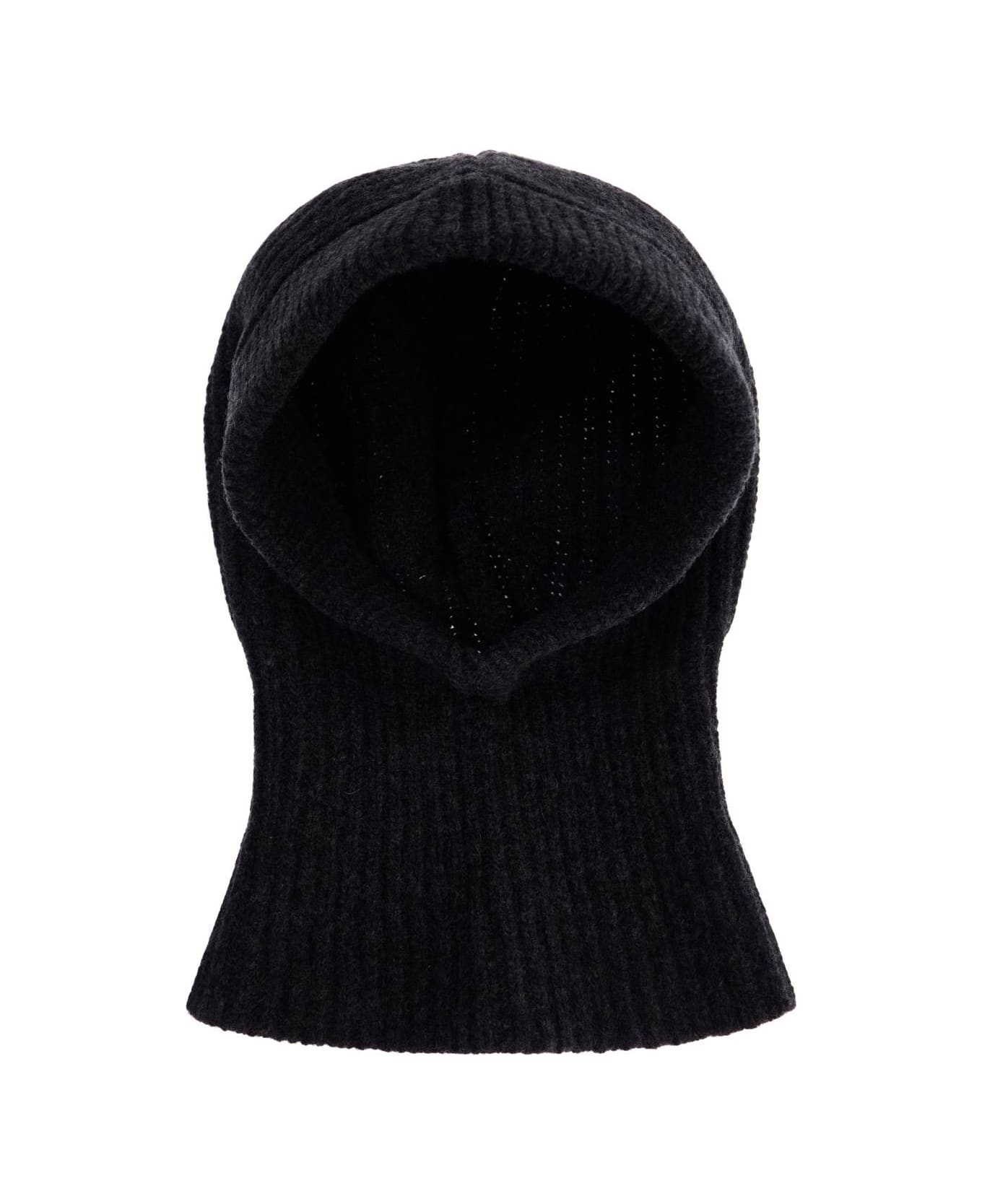 Lemaire Lambswool Hood - Anthracite Melange