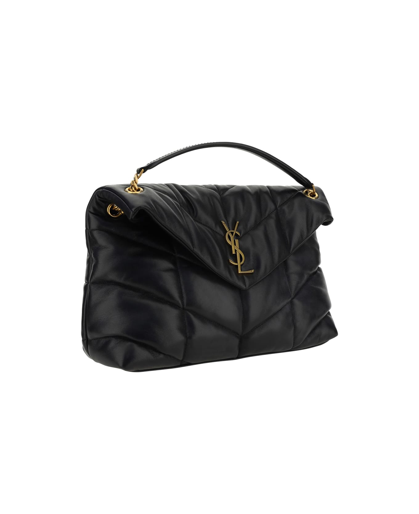 Saint Laurent Medium Loulou Shoulder Bag - Nero
