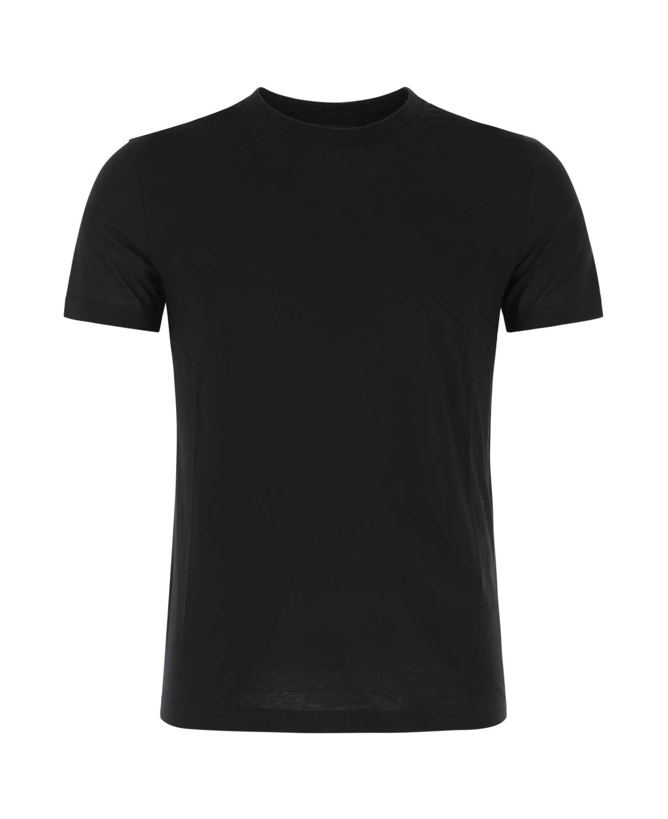 Prada Black Cotton T-shirt Set - F0002