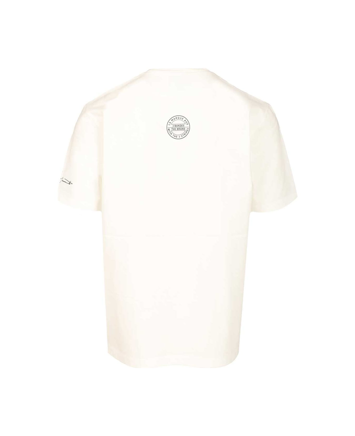 Y-3 Nbhd Logo Tee - Bianco