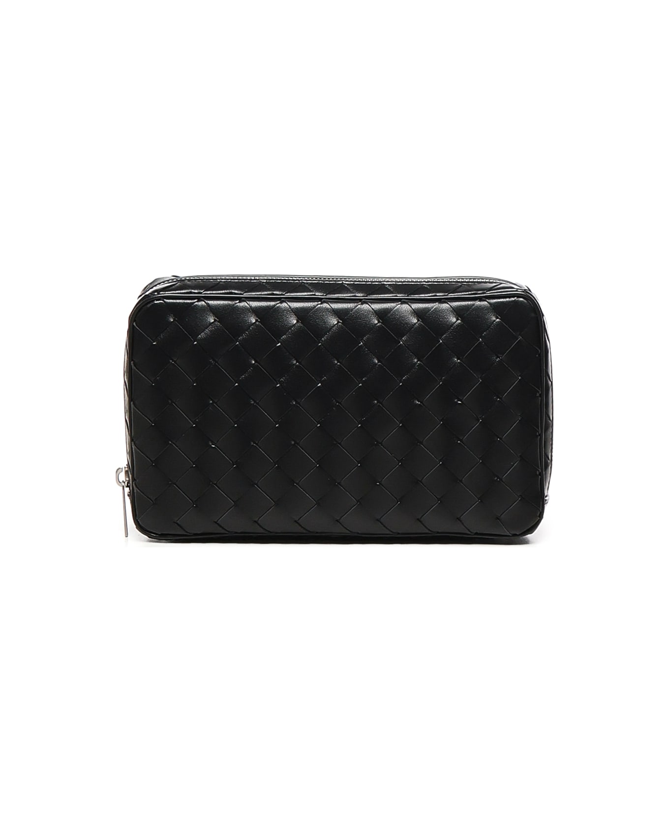 Bottega Veneta Medium Intrecciato Organizer - Black