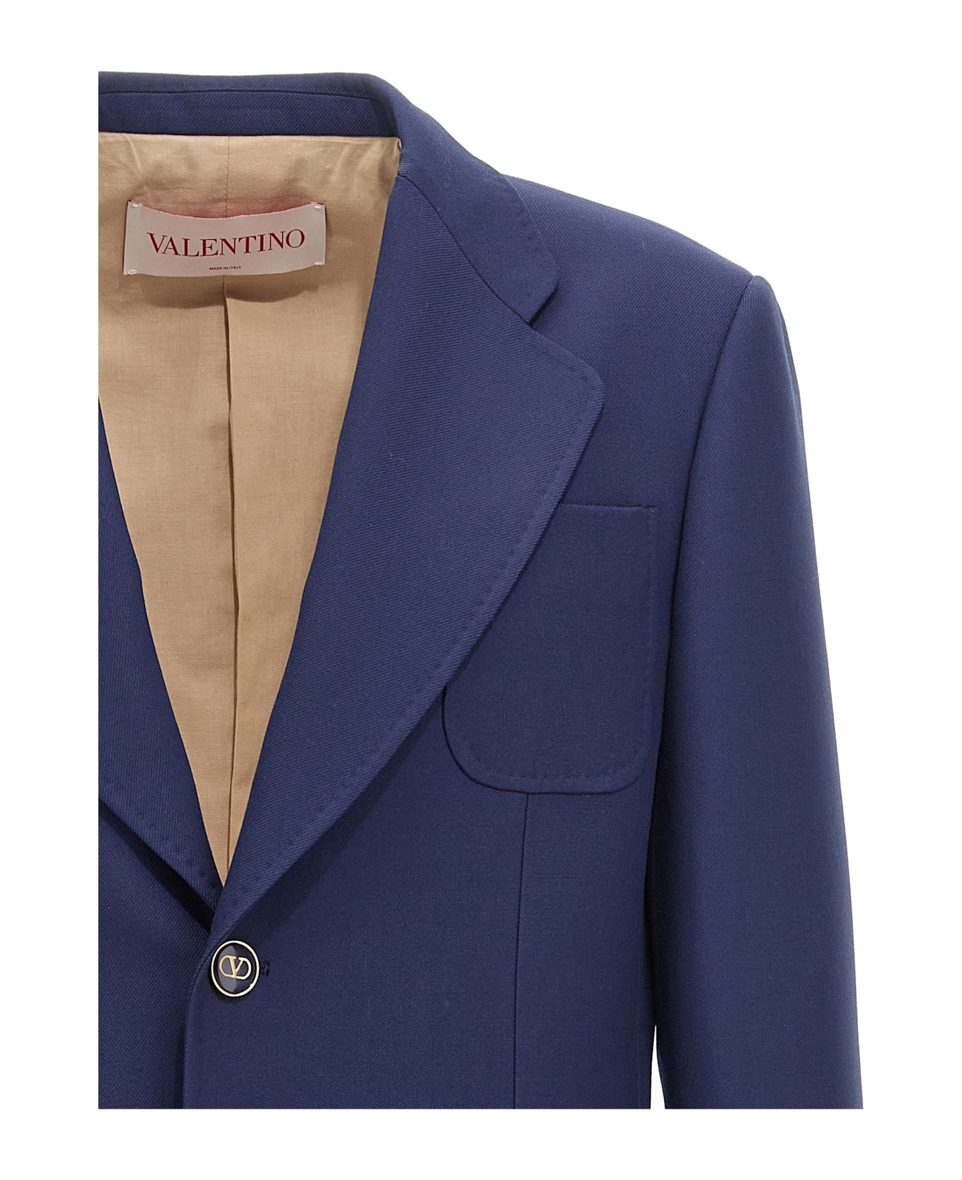 Valentino Garavani Single-breasted Blazer - Blue