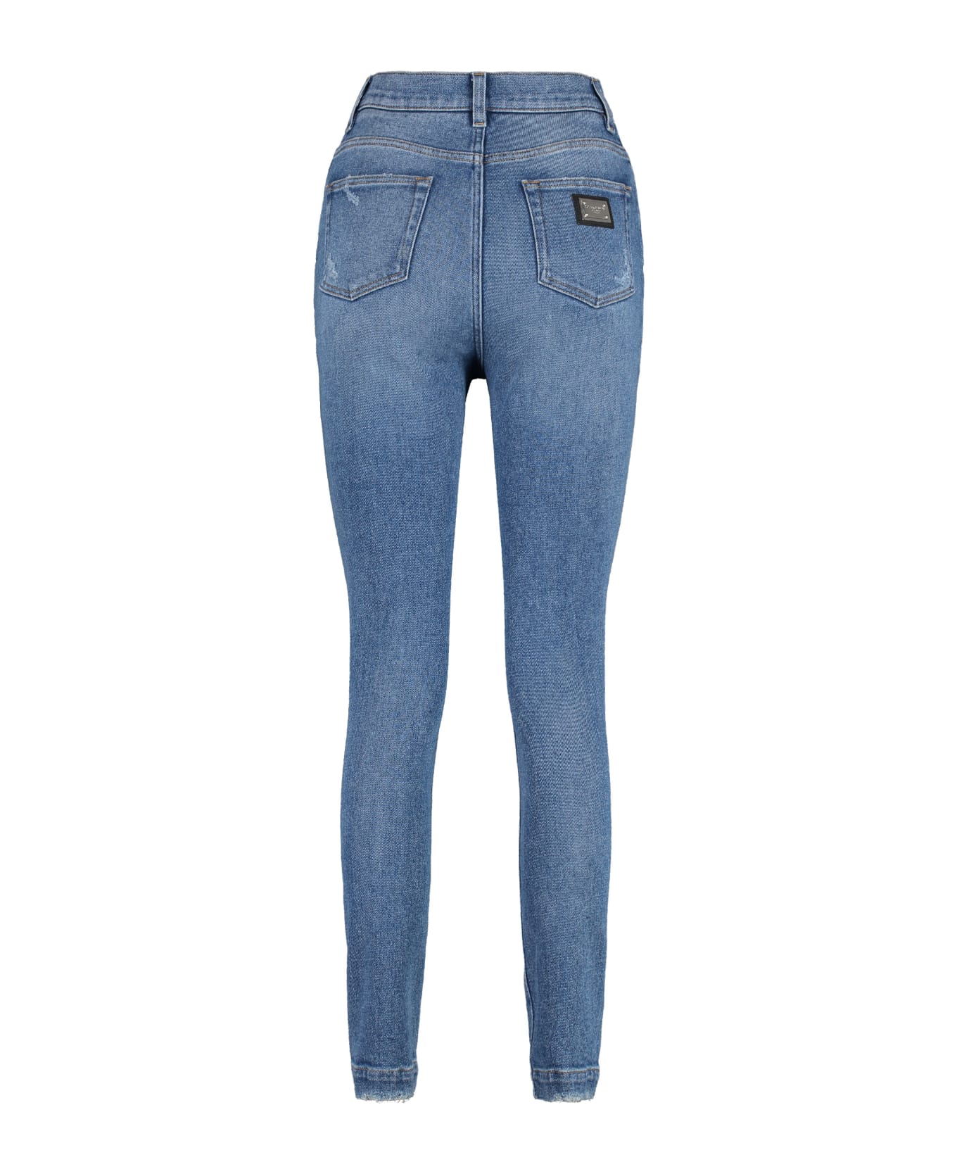 Dolce & Gabbana Distressed Detail Jeans - Blue