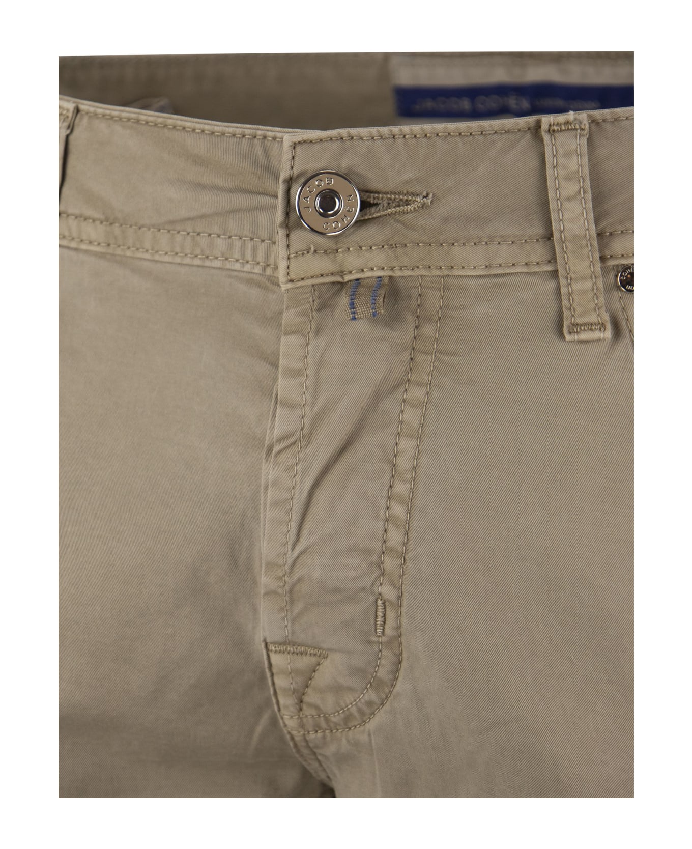 Jacob Cohen Five-pocket Jeans Trousers - Ecru デニム