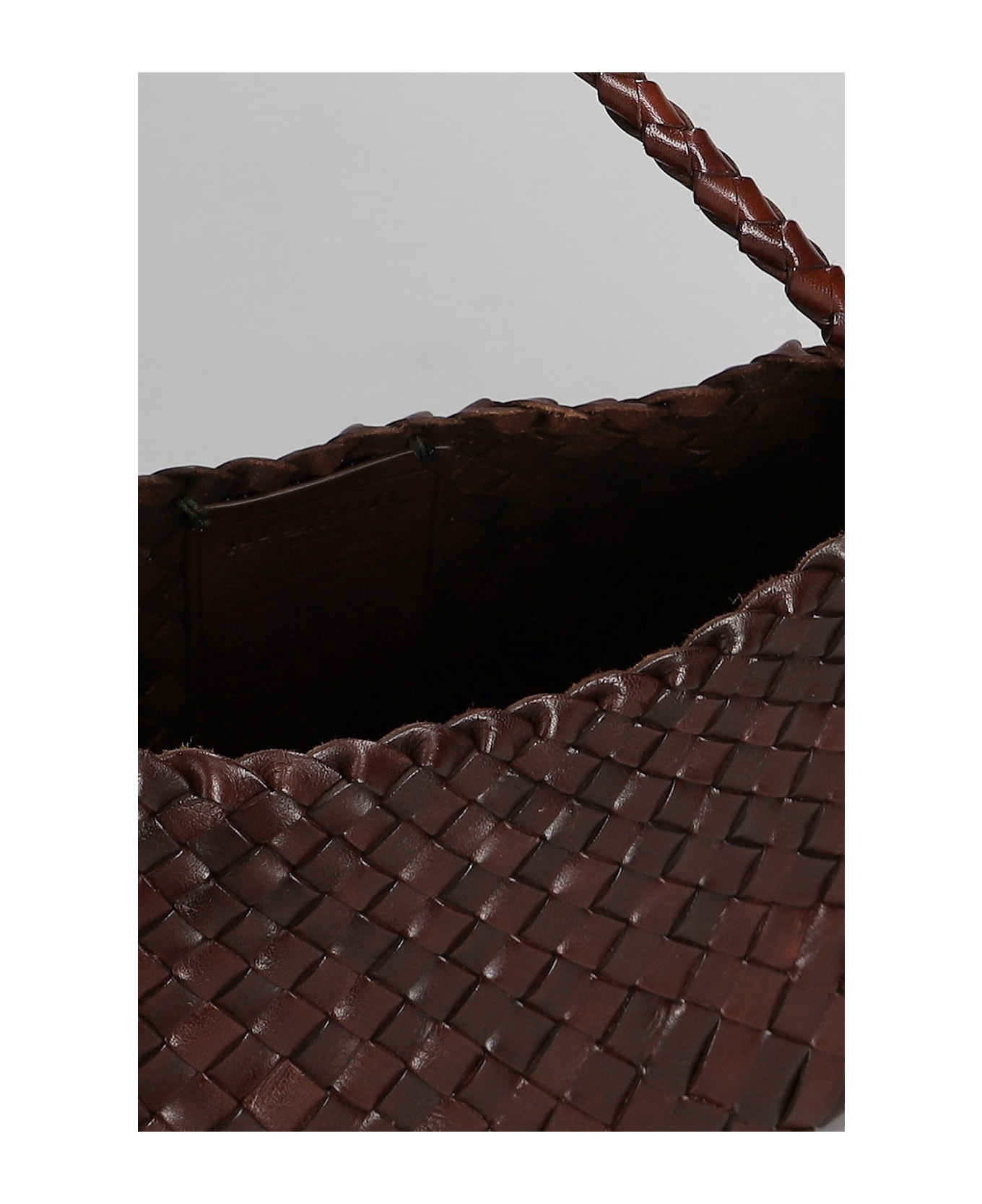 Dragon Diffusion Rosanna Mini Hand Bag In Brown Leather - brown