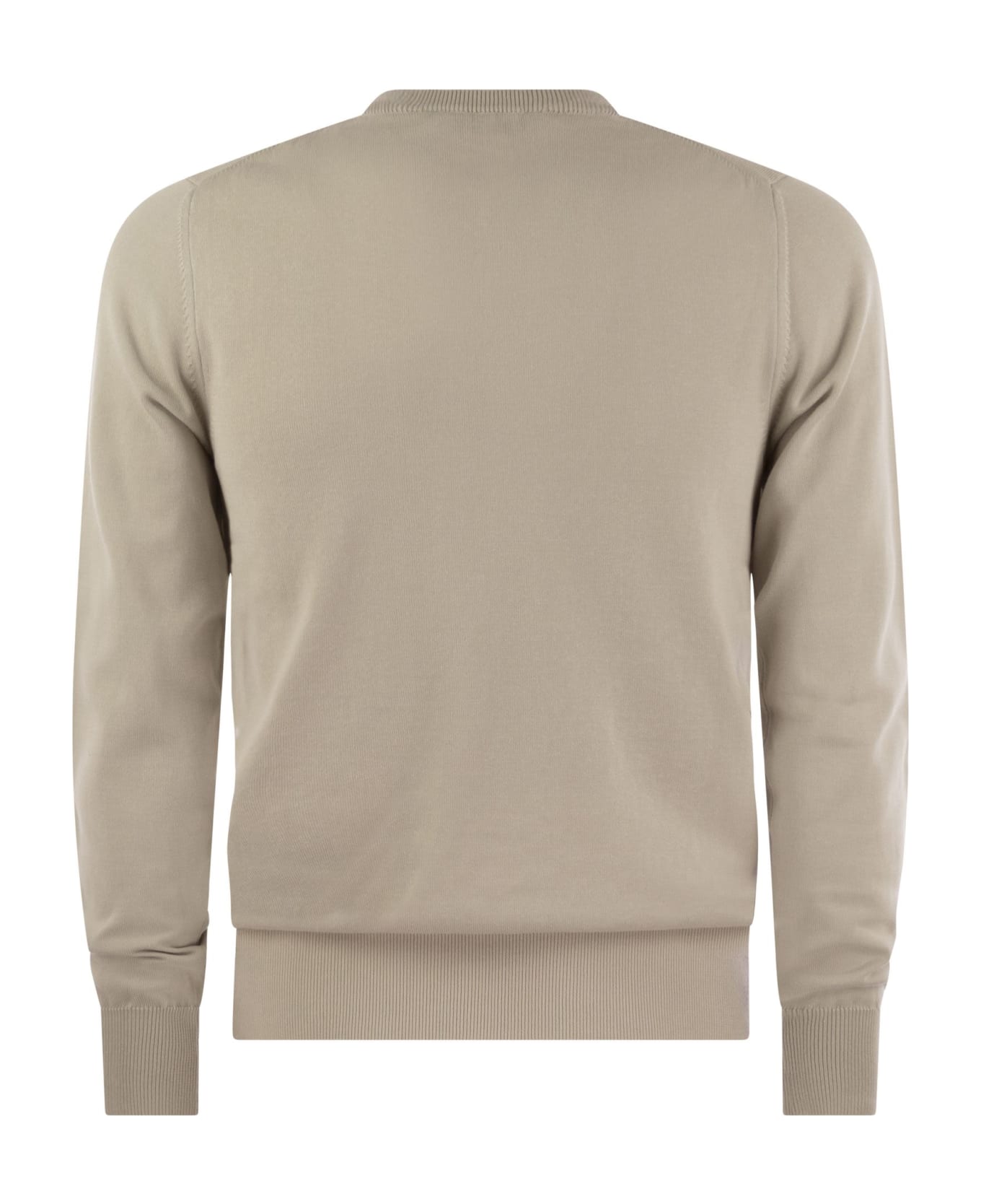 K-Way Sebastien - Crewneck Cotton Sweatshirt - Beige