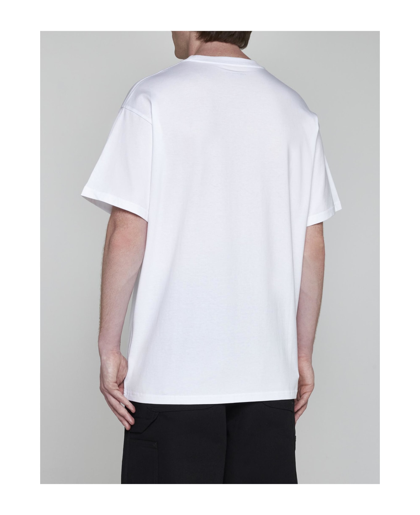 Carhartt Amour Chest Pocket Cotton T-shirt - Axx White Black