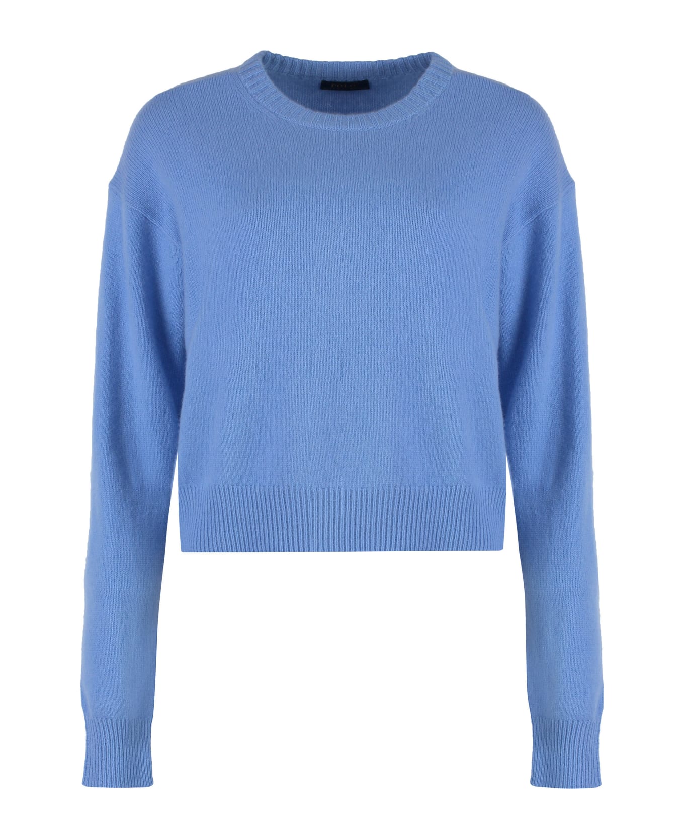 Polo Ralph Lauren Crew-neck Wool Sweater - Light Blue