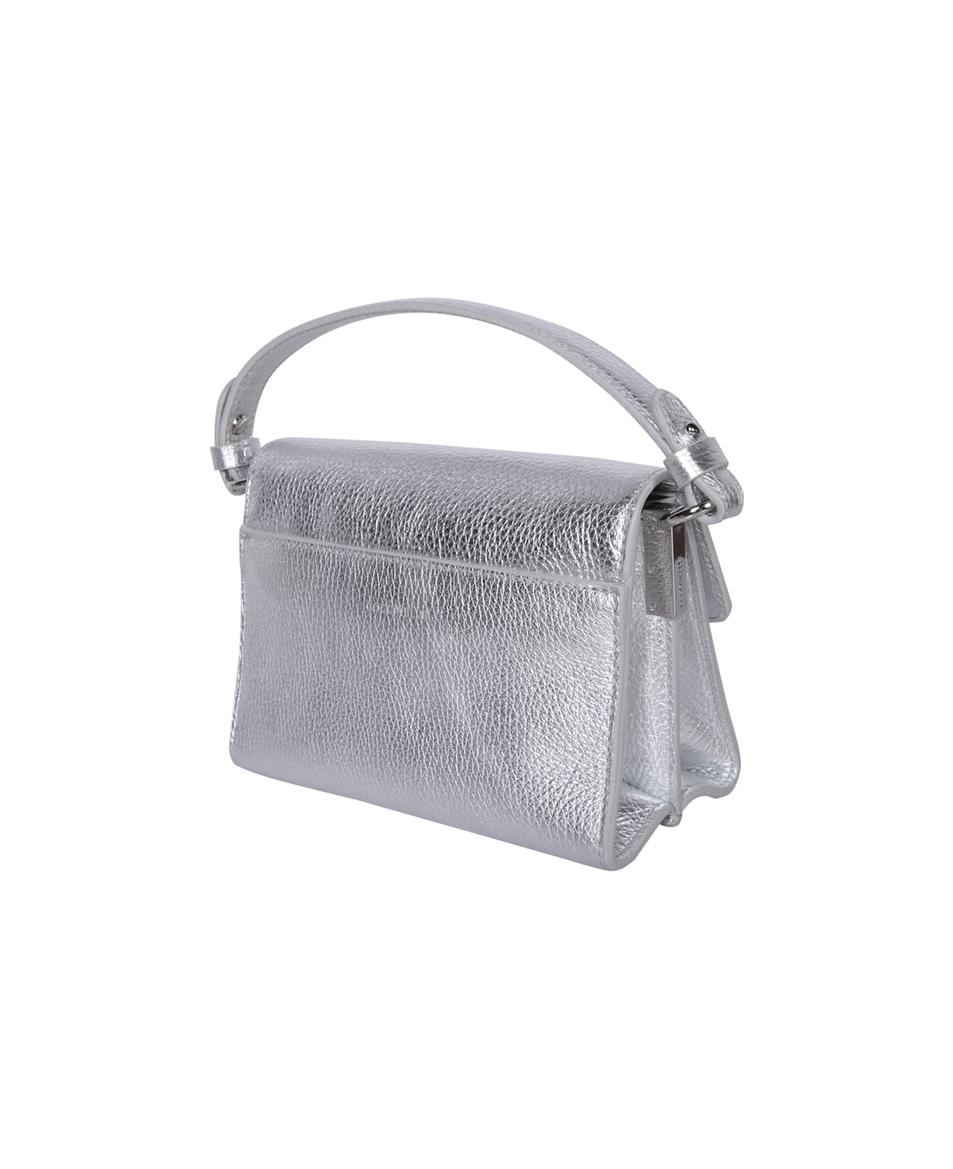 Coccinelle Arlettis Mini Silver Bag - Metallic