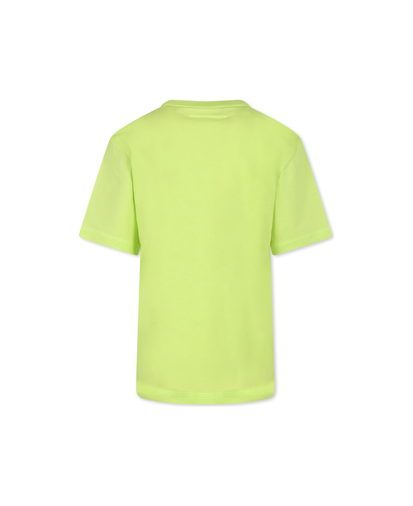 MM6 Maison Margiela Yellow T-shirt For Kids With Logo - Yellow