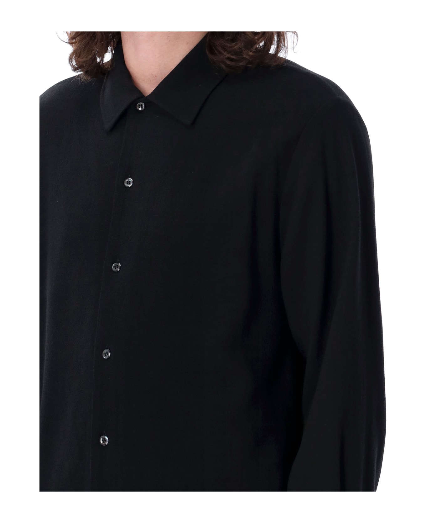 Séfr Sense Shirt - BLACK CREPE シャツ