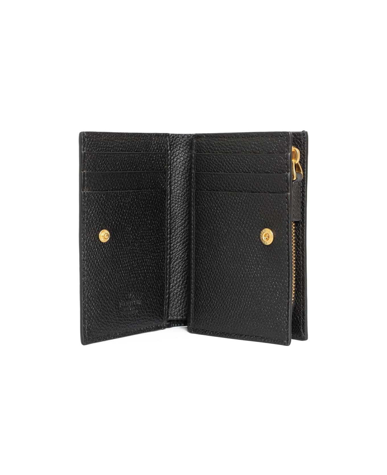 Valentino Garavani Vlogo Signature Wallet - Black