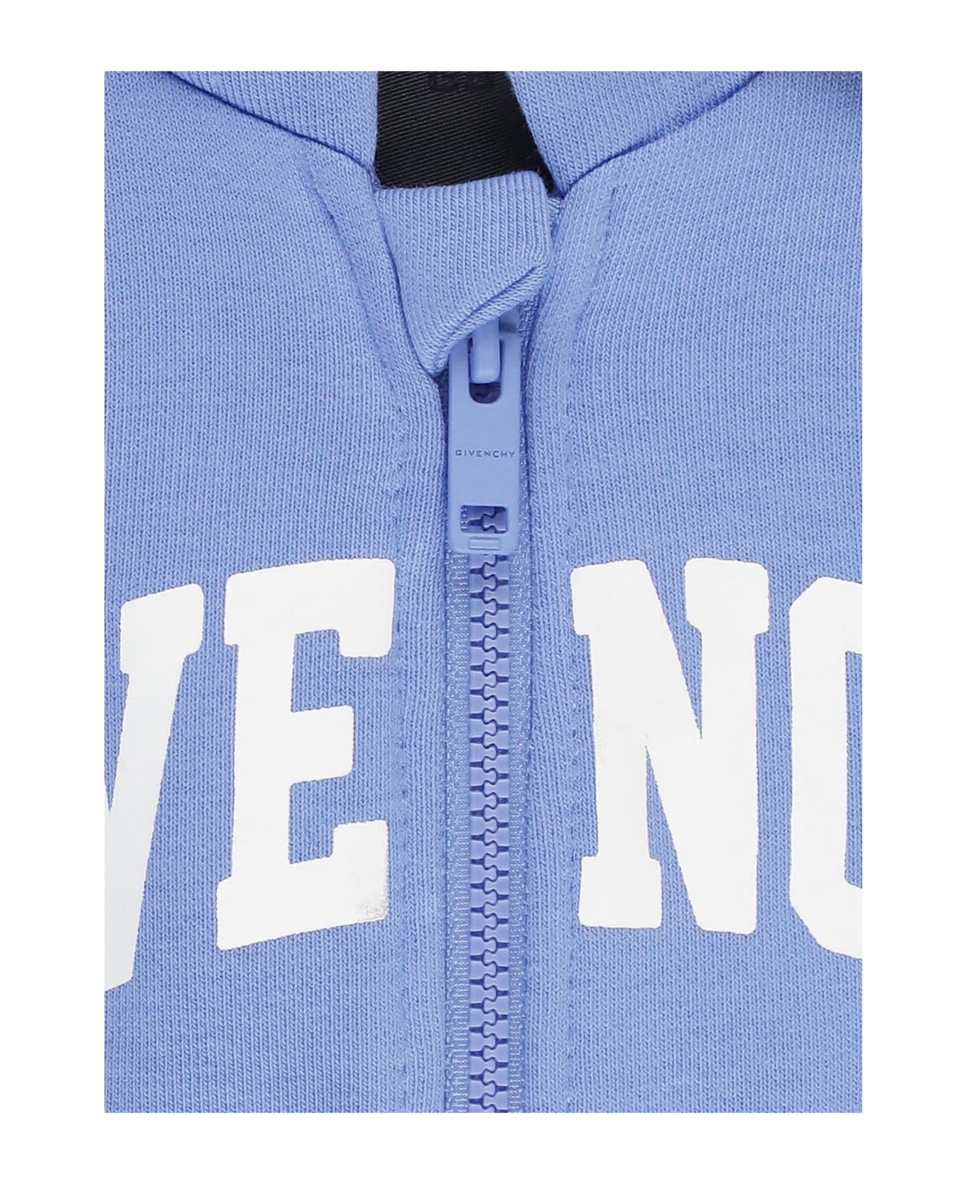 Givenchy Hoodie With Logo - Blue ニットウェア＆スウェットシャツ