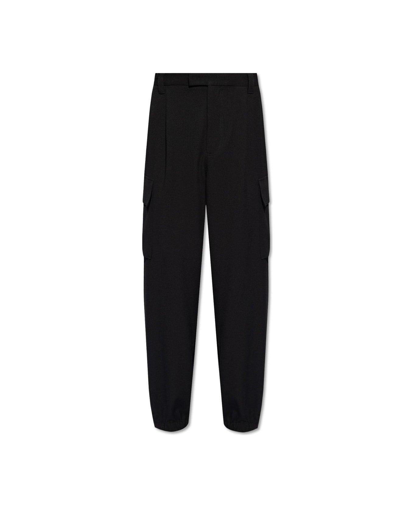 Emporio Armani Trousers With Pockets - Black ボトムス