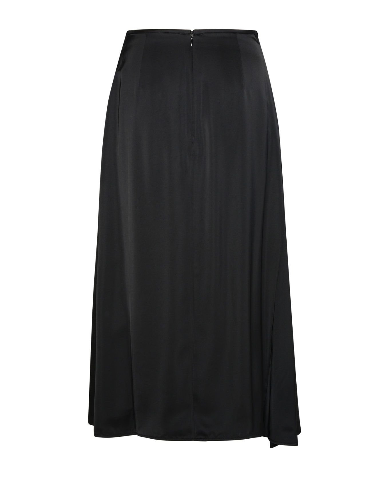 Jil Sander Black Viscose Skirt - BLACK