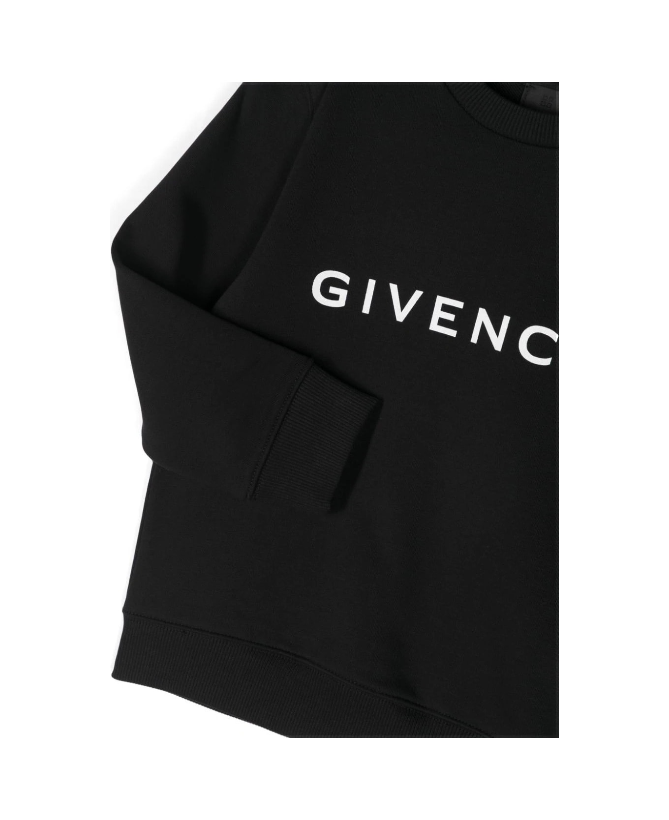 Givenchy Black Sweatshirt With Givenchy 4g Logo - Black