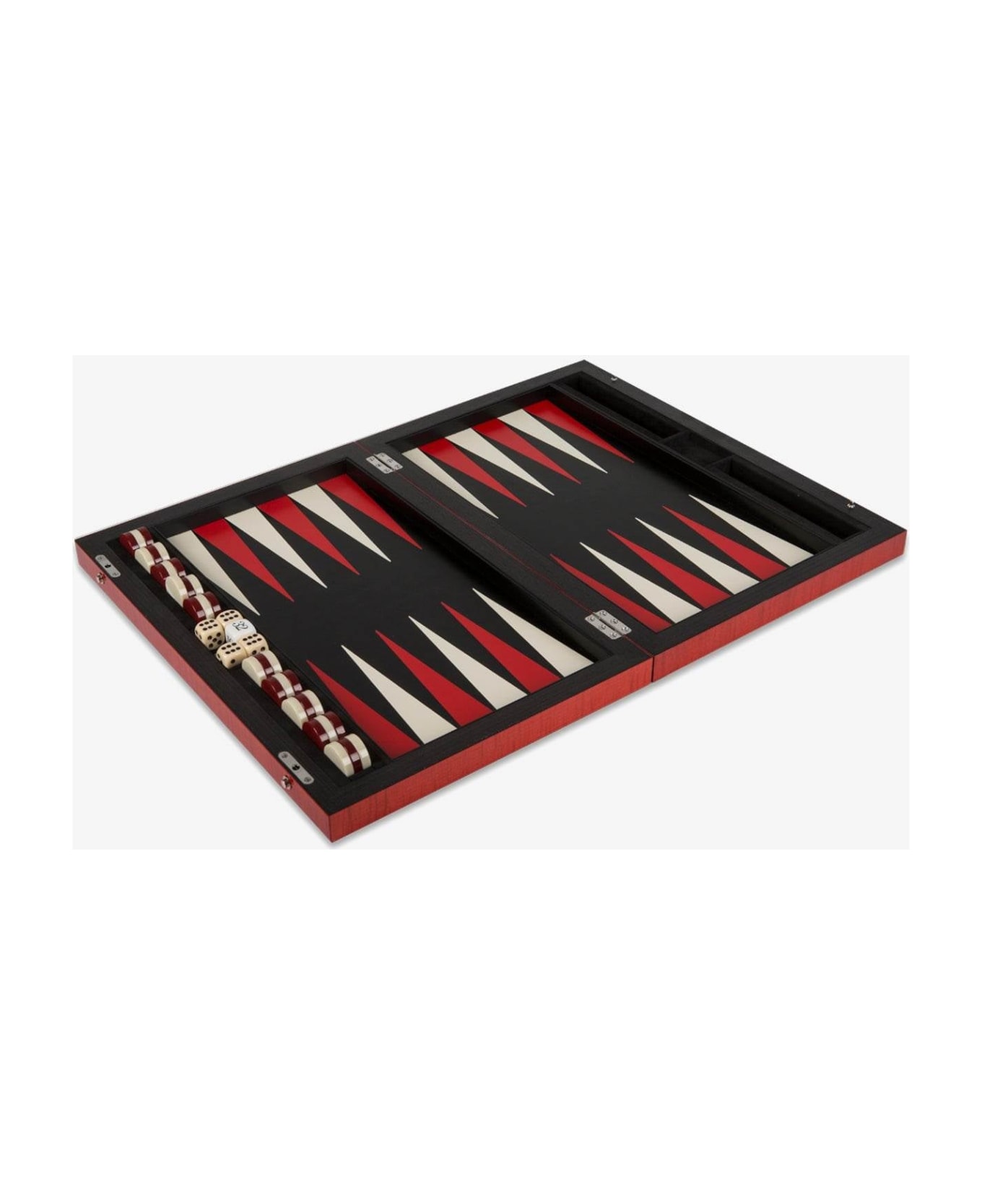 Larusmiani Backgammon Set Kamal Khan Game - Red