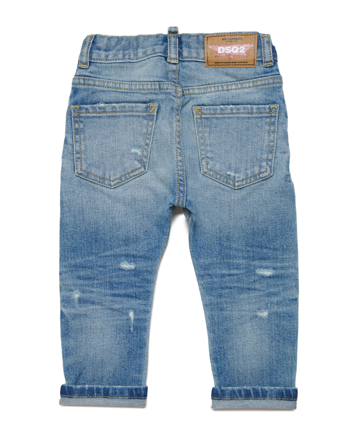 Dsquared2 D2p76ab Trousers Dsquared Light Jeans With Tears - Blue