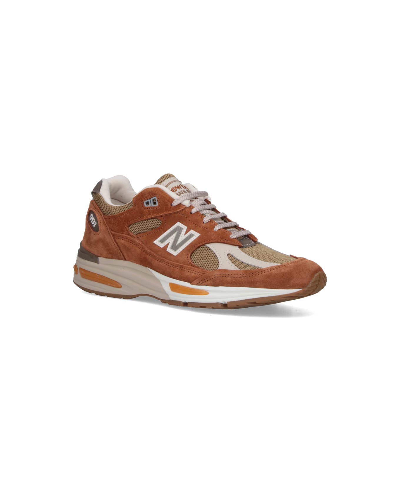 New Balance "made In Uk 991v2" Sneakers - Brown