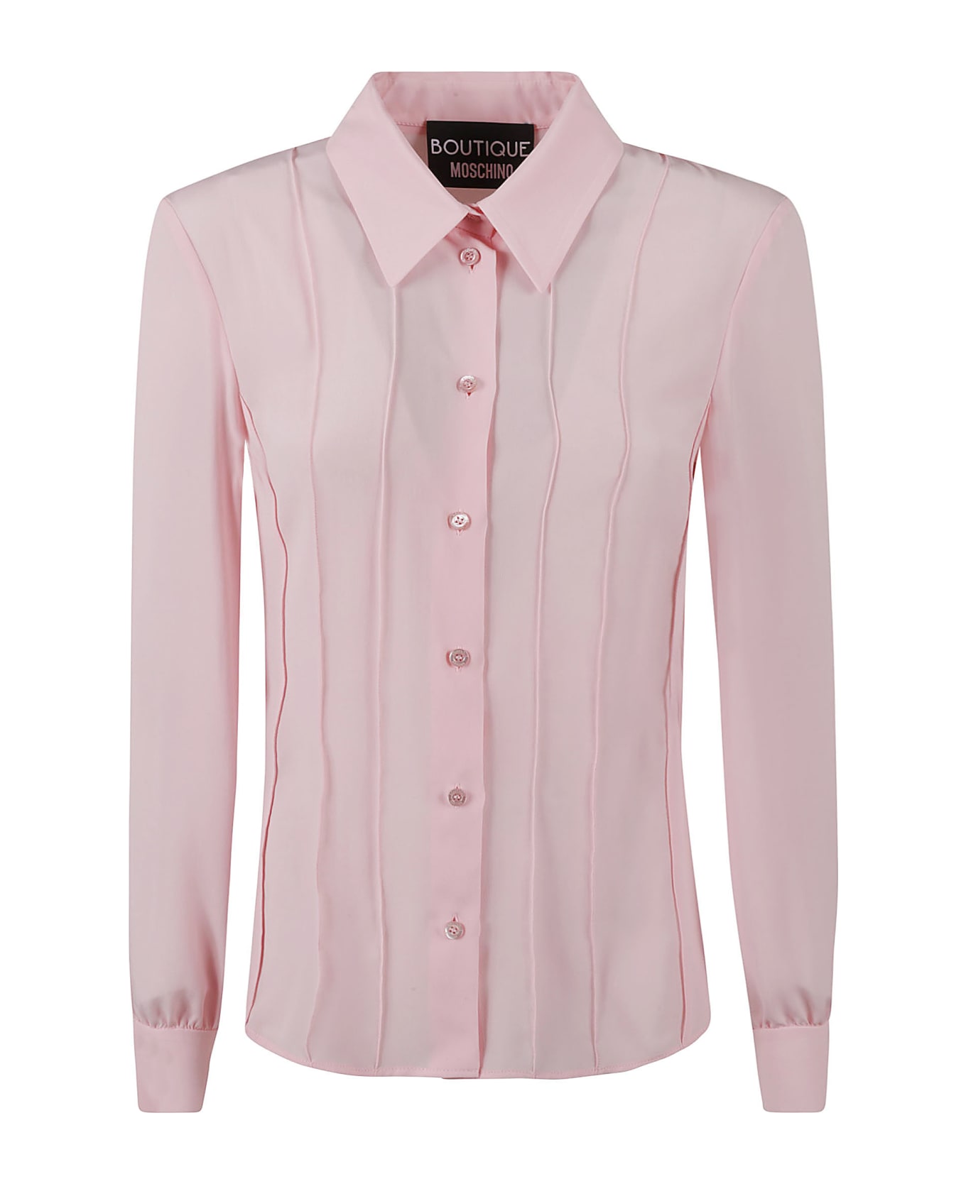 Boutique Moschino Pleated Shirt - Pink