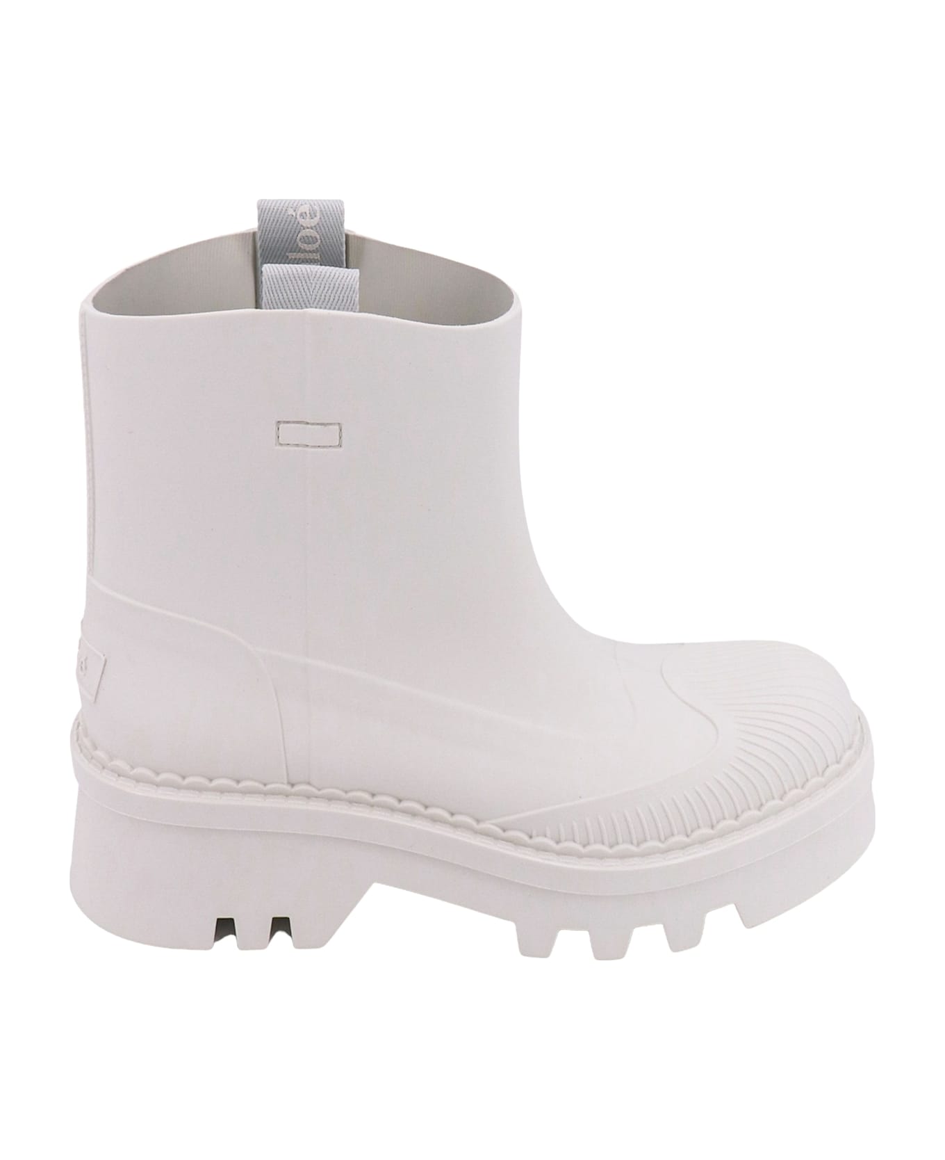 Chloé Rubber Rainboots - White ブーツ
