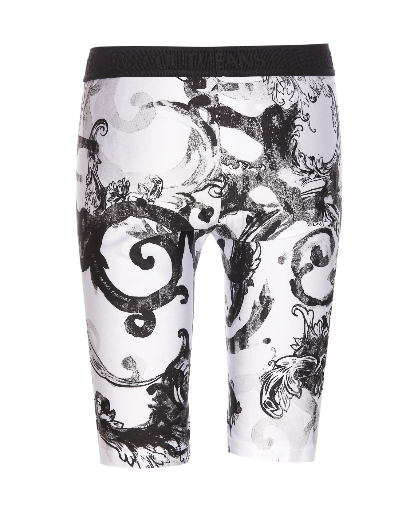 Versace Jeans Couture Watercolor Couture Short Leggings - White ショートパンツ