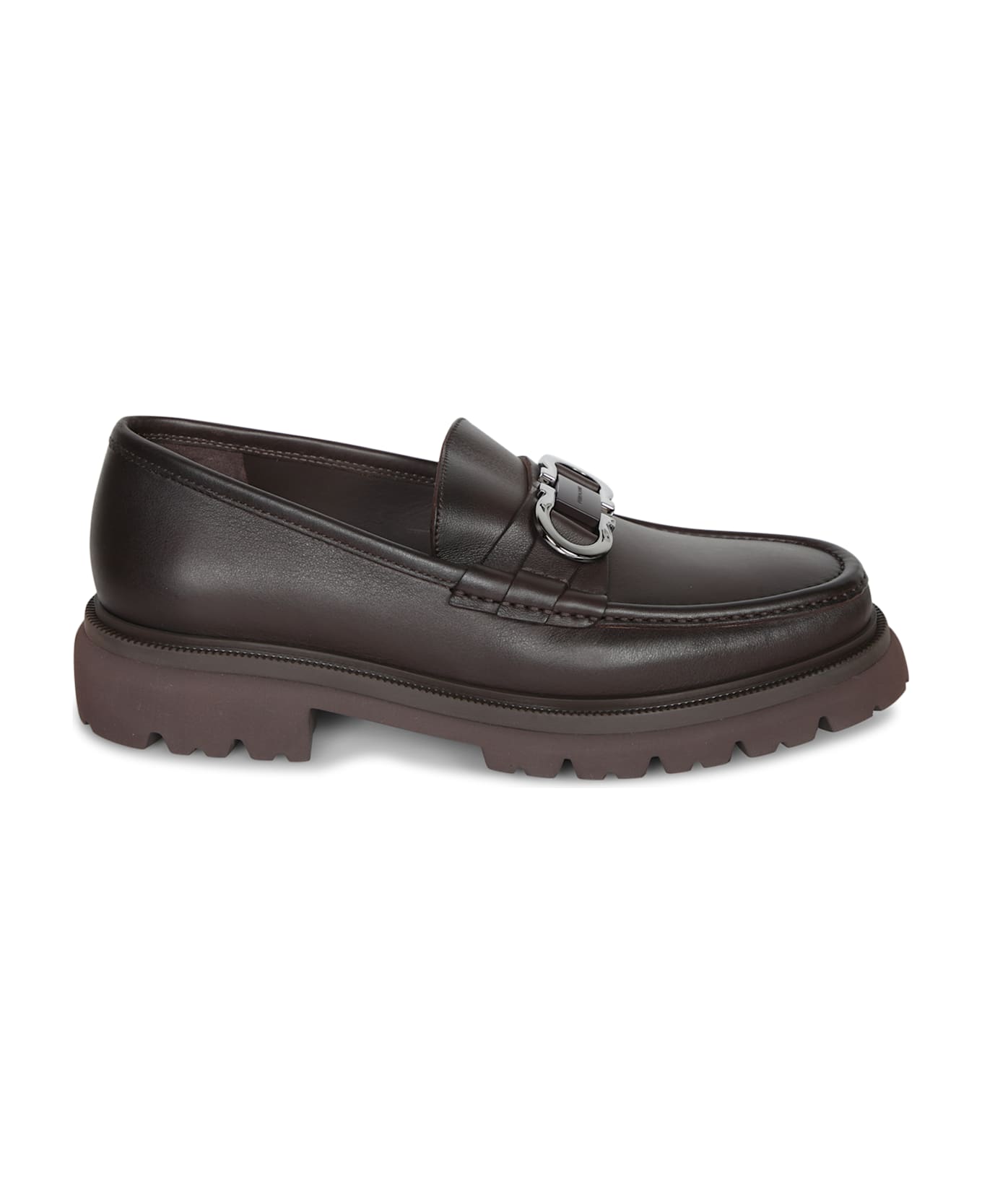 Ferragamo Bleecker Dark Brown Loafer - Brown
