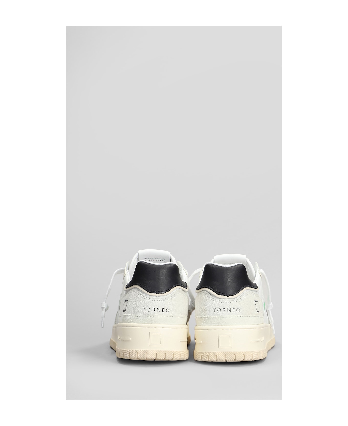 D.A.T.E. Torneo Pure Soft Sneakers In White Suede And Leather - White