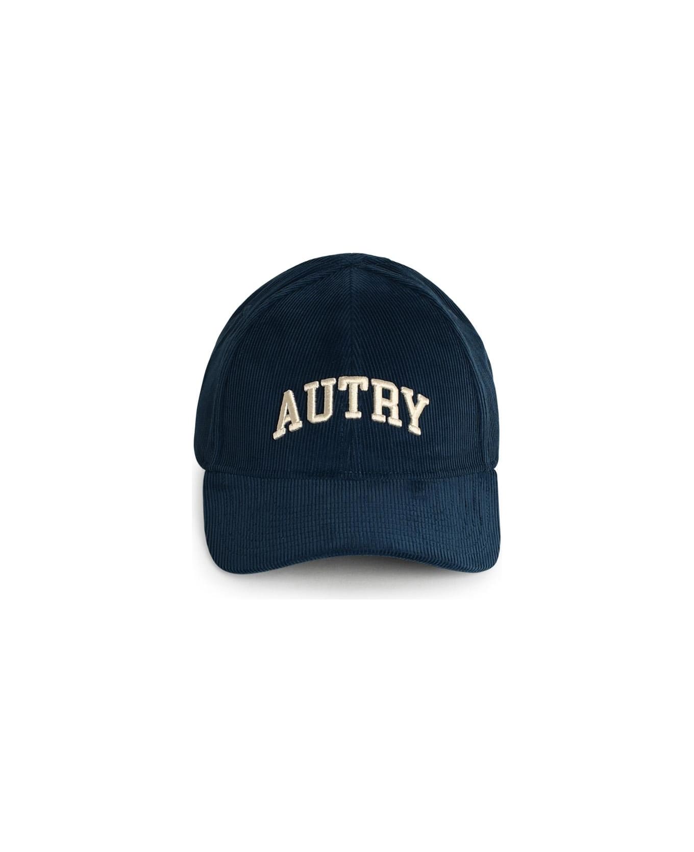 Autry Blue Cotton Cap - Blue