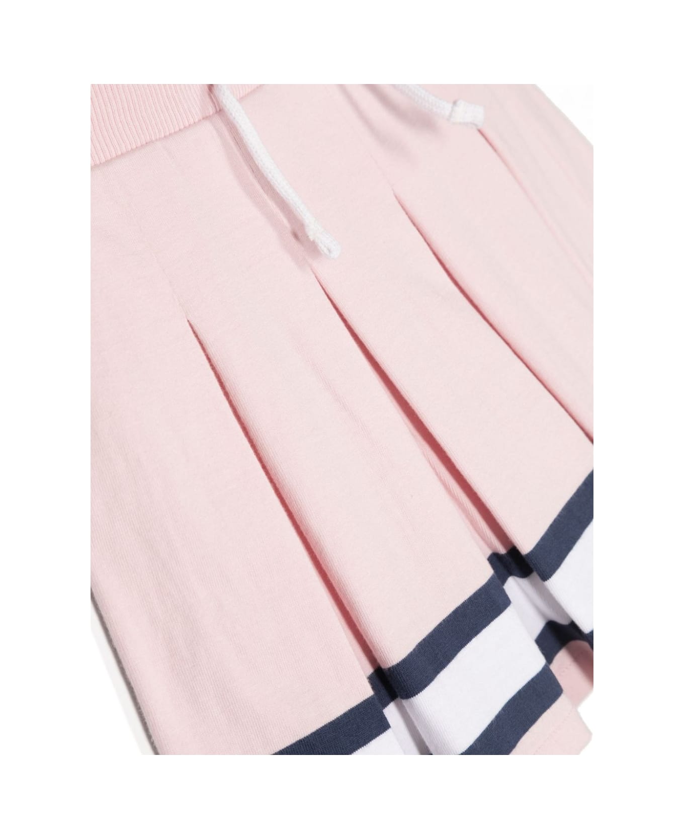 Ralph Lauren Pink Pleated Mini Skirt With Striped Pattern - Pink ボトムス