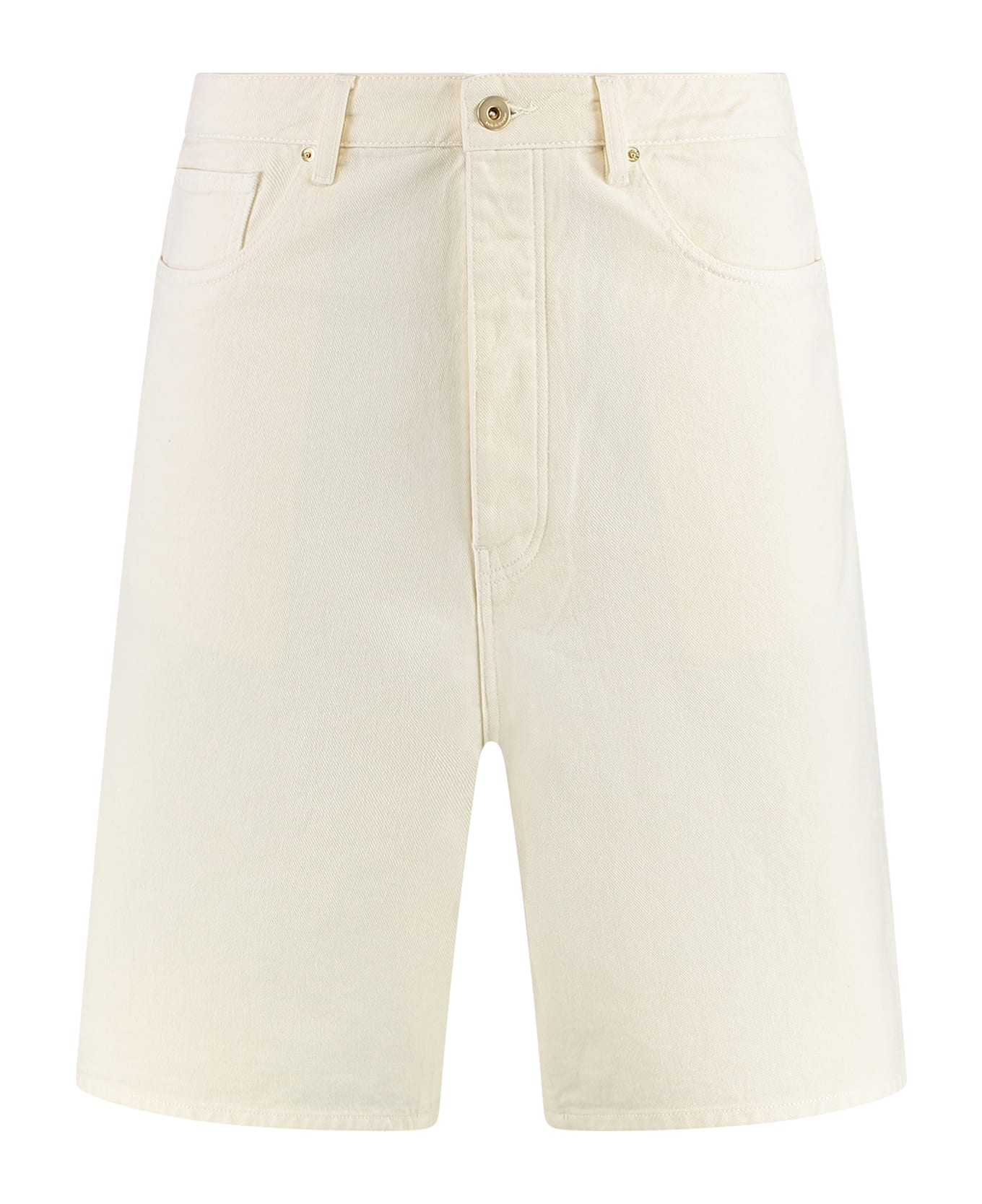 Drôle de Monsieur Cotton Bermuda Shorts - Ivory