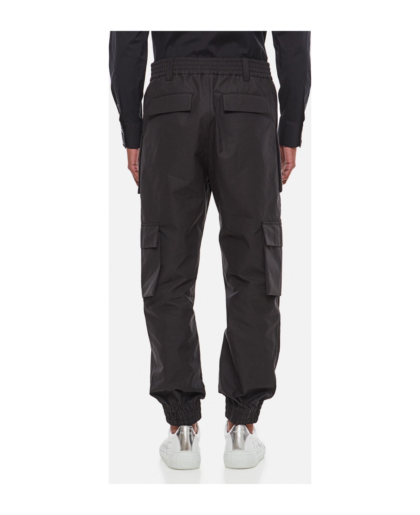 Alexander McQueen Cargo Pants With Maxi Patch Pockets - Black