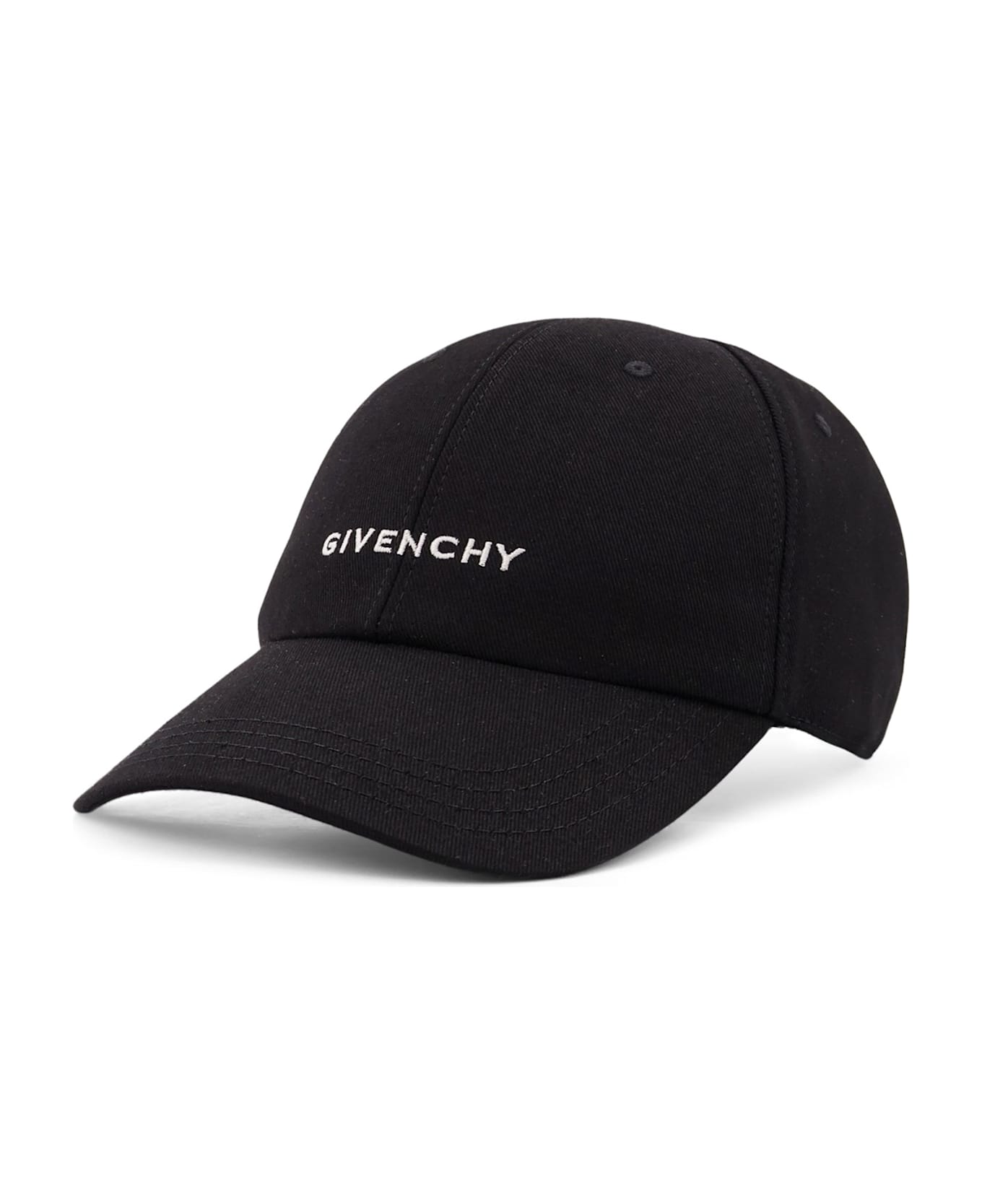 Givenchy Cotton Blend Baseball Hat - Black