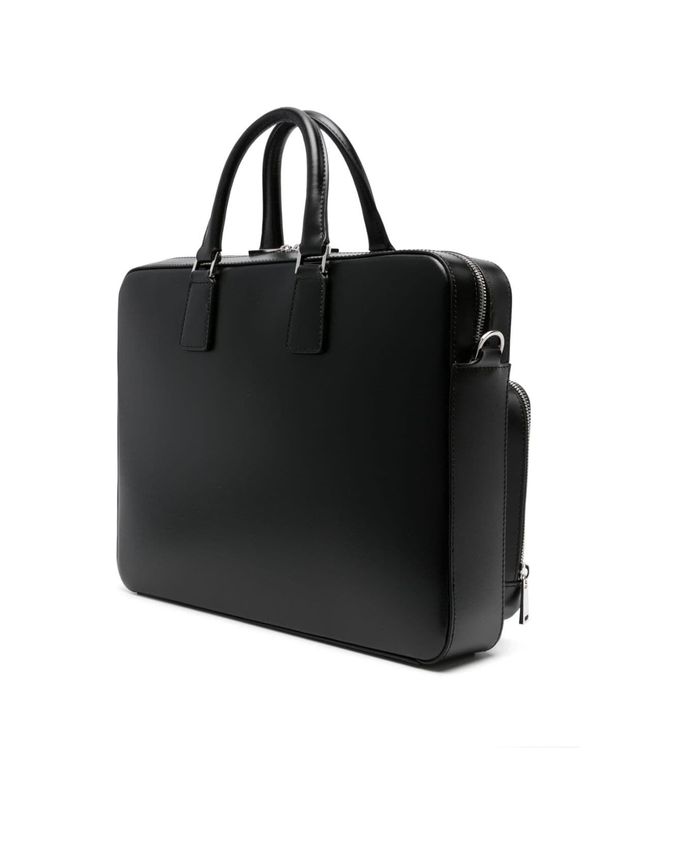 Versace Briefcase Calf Leather - P Black Palladium