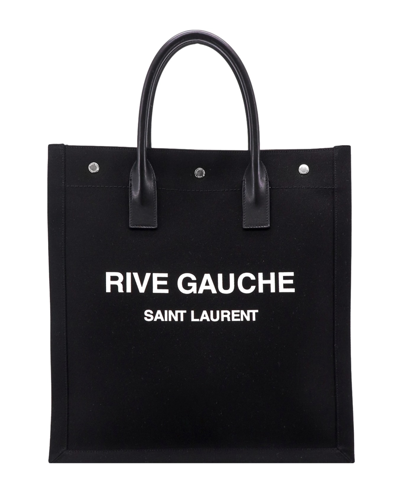 Saint Laurent Rive Gauche North South Shoulder Bag - Black トートバッグ