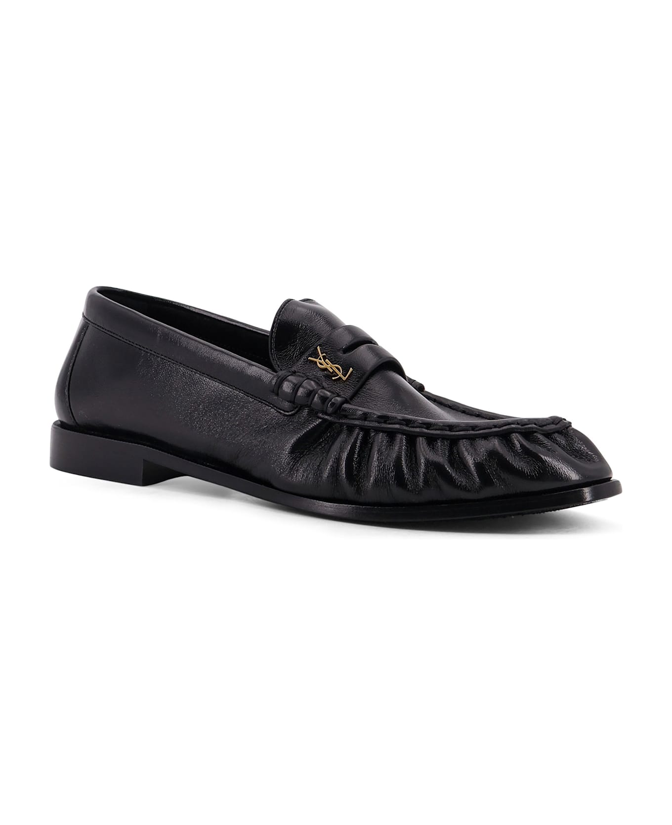 Saint Laurent Le Loafer Leather Loafer - Black