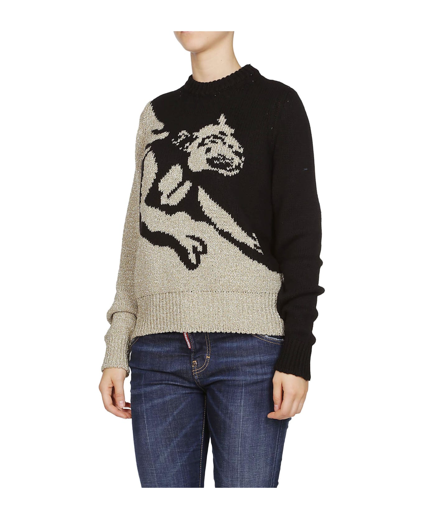 Krizia Tiger Intarsia Sweater | italist