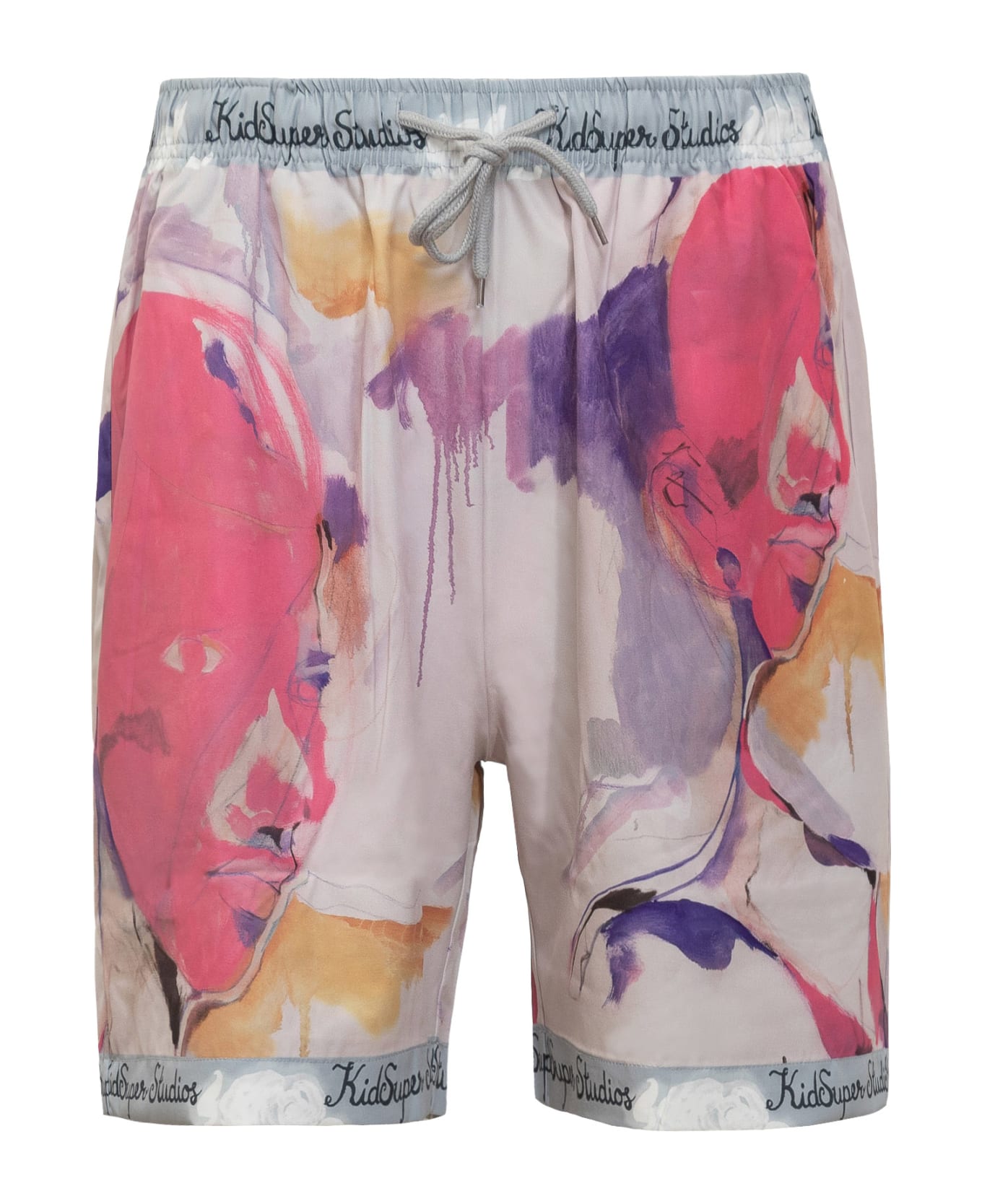 Kidsuper Printed Shorts - WHITE/MULTI