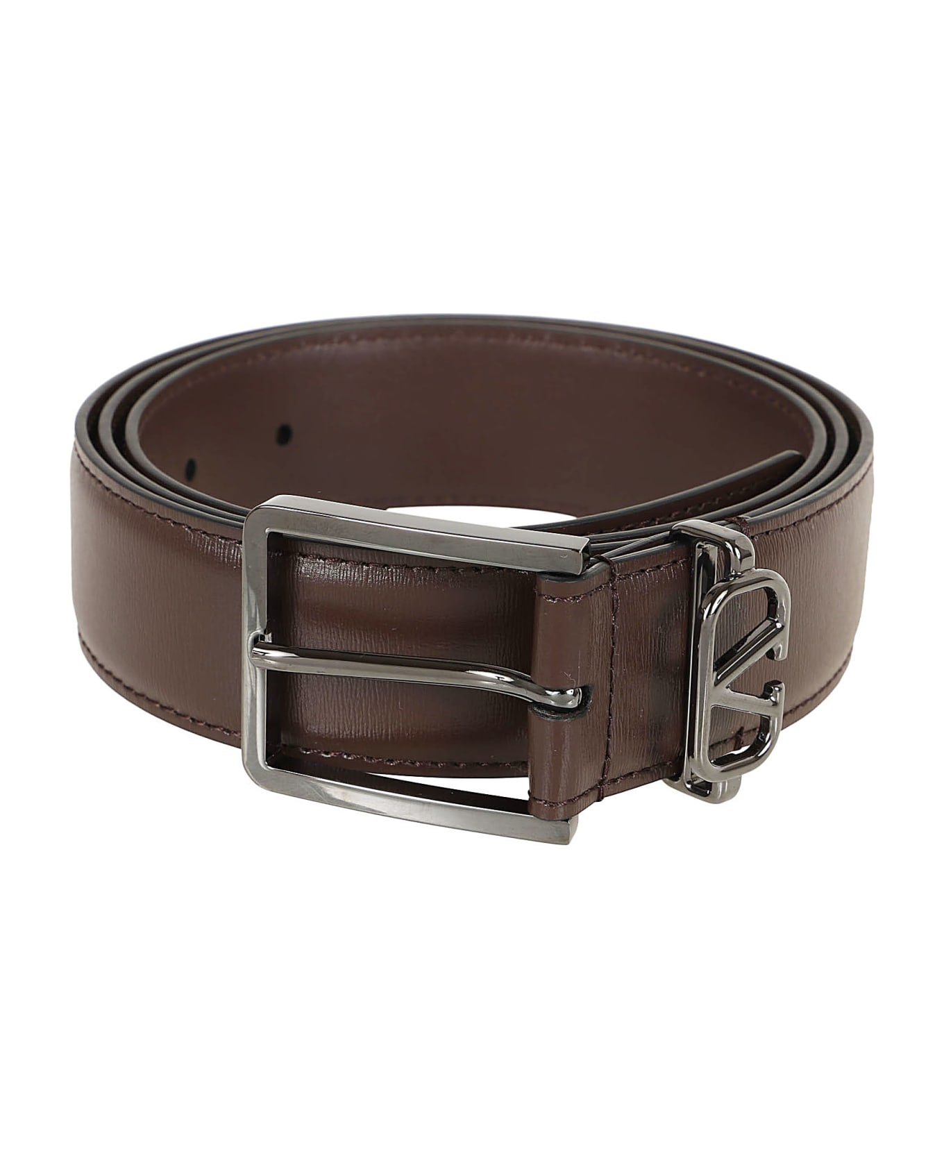 Valentino Garavani Buckle Belt H. 35 Mini Vlogo Signature - Fondant