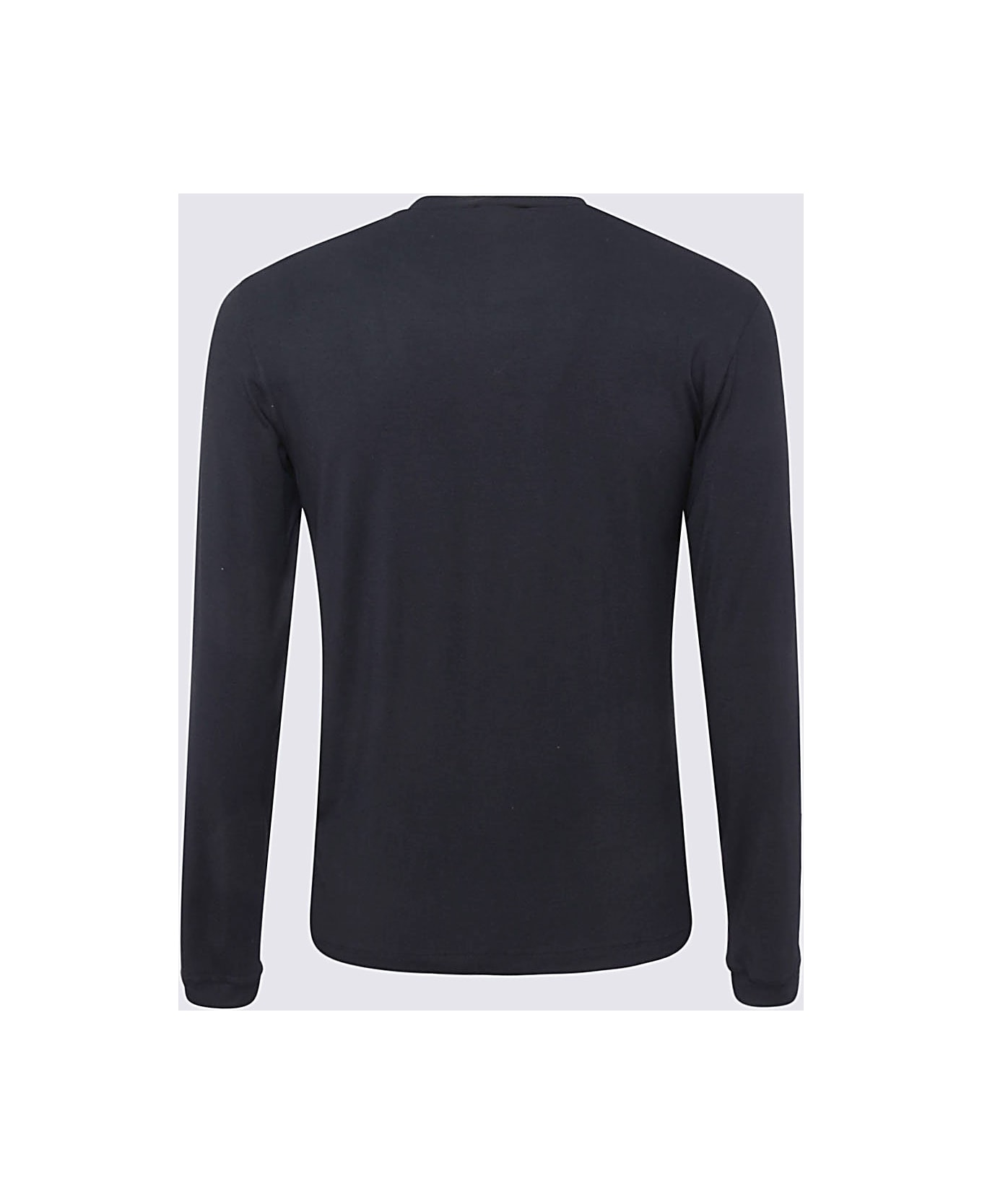 Giorgio Armani Blue Viscose Blend T-shirt - Blue