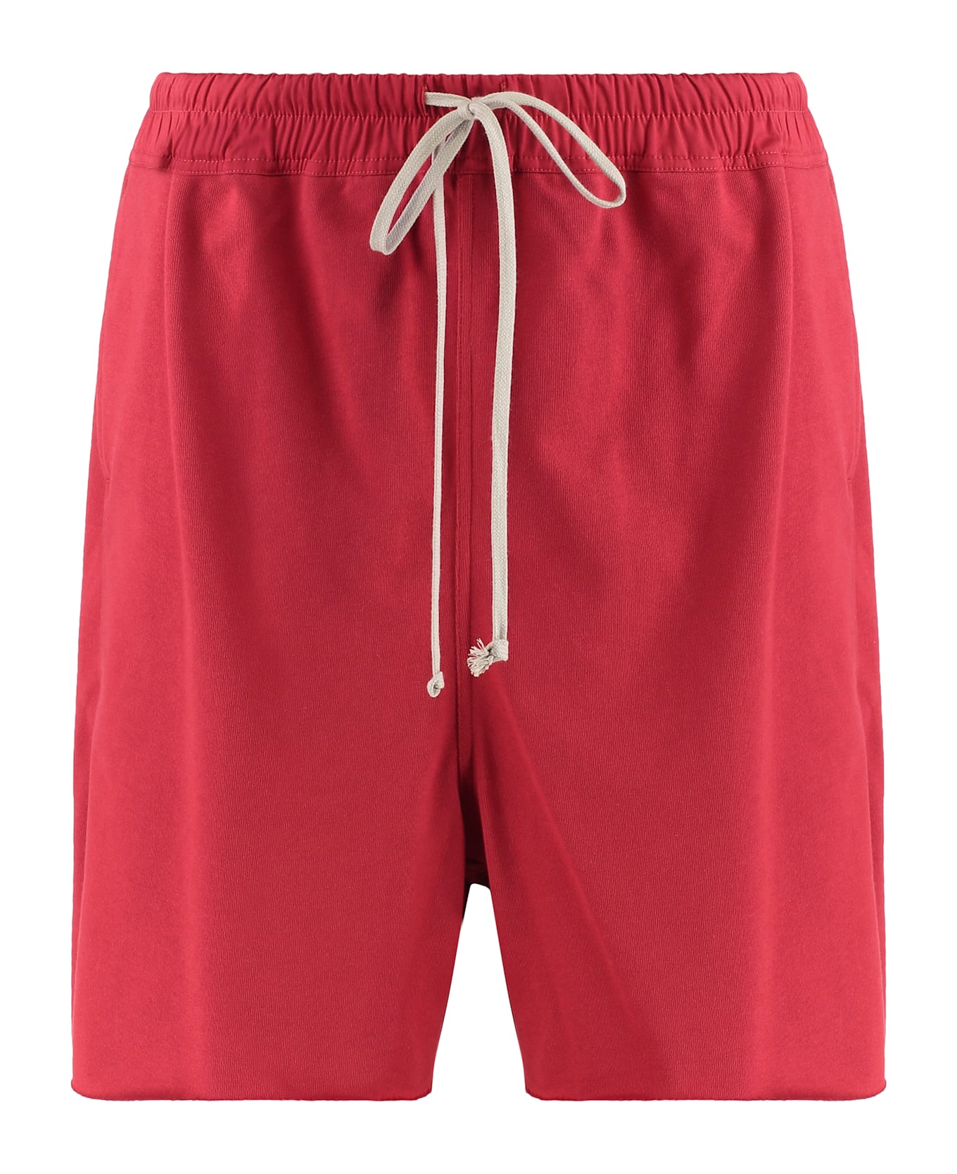 Rick Owens Cotton Shorts - red