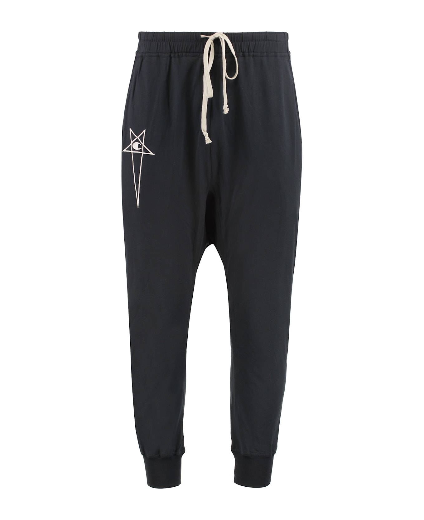 Rick Owens X Champion - Prisoner Cotton Trousers - black