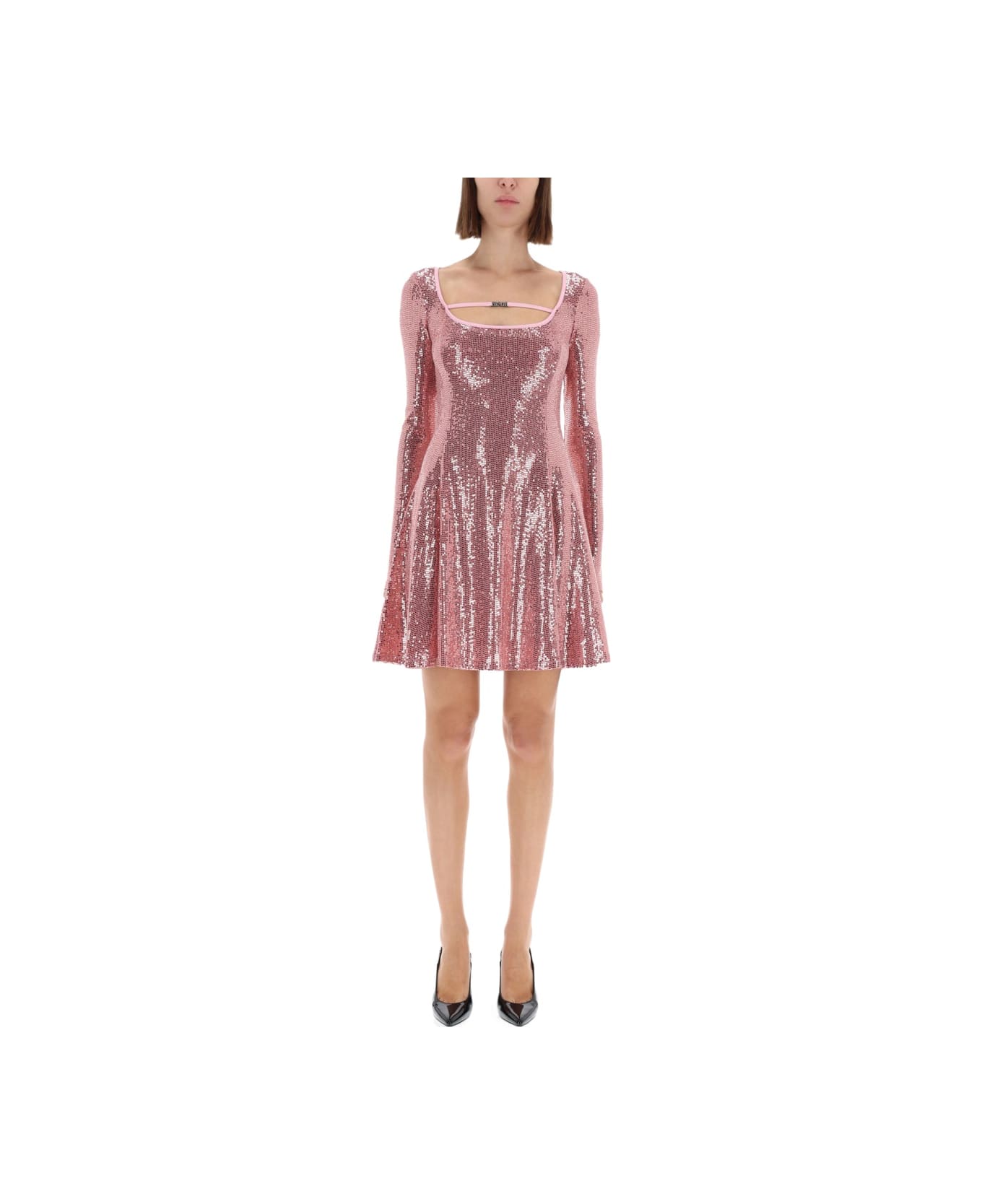 Versace Jeans Couture Sequined Dress - PINK