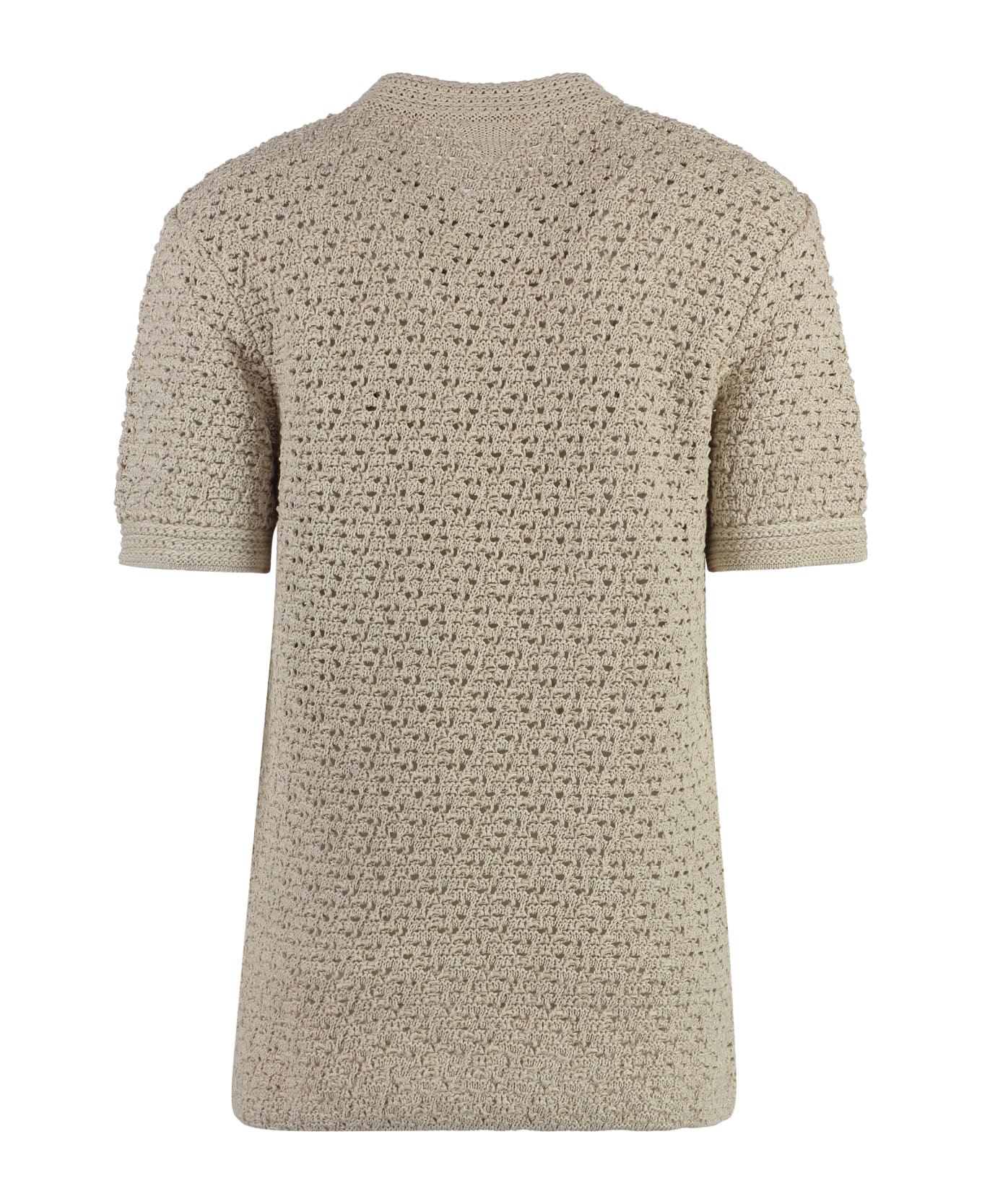 Bottega Veneta Knitted T-shirt - Beige Tシャツ